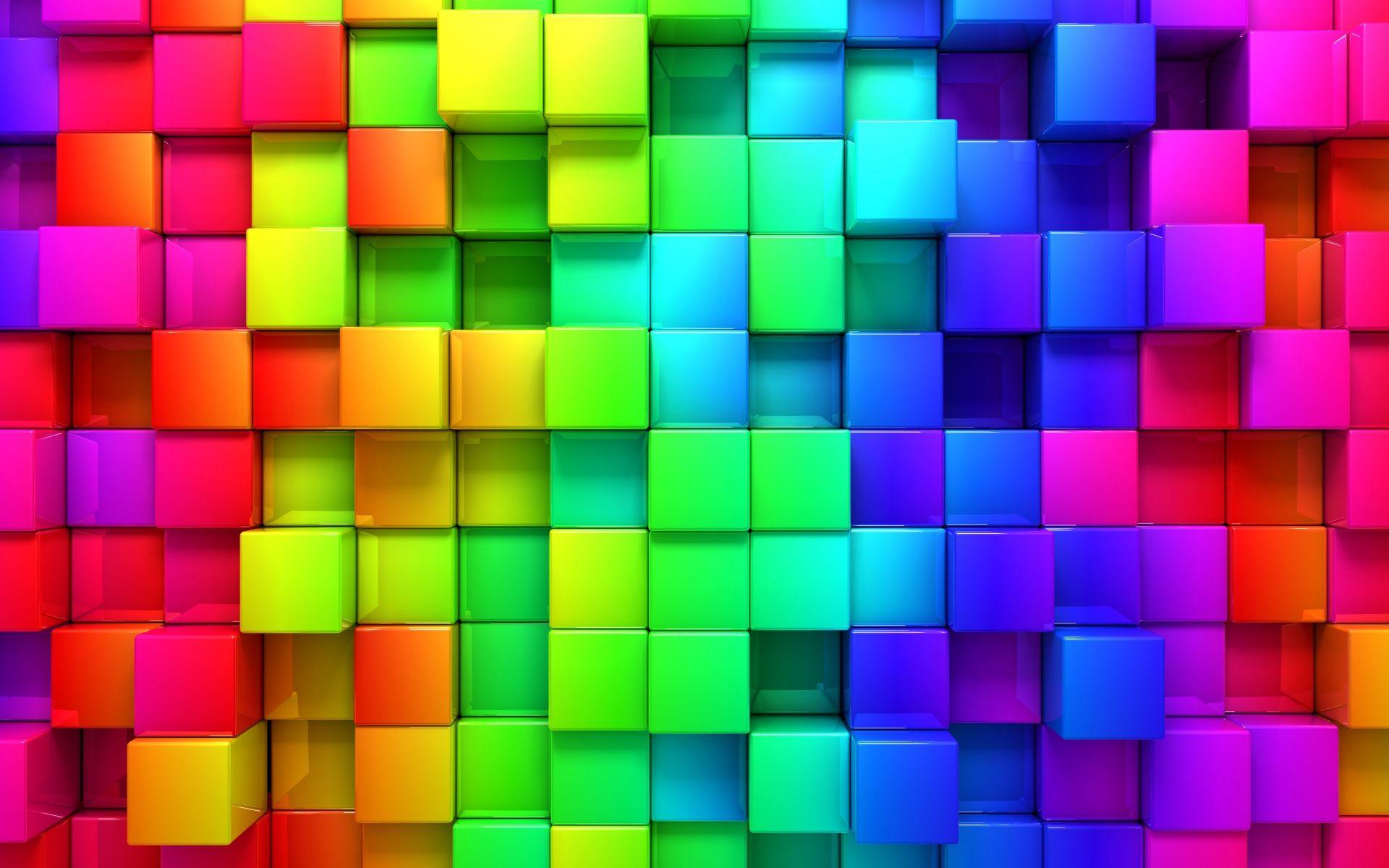 1920x1200 Free download Colorful 3D Background Wallpaper HD Wallpaper