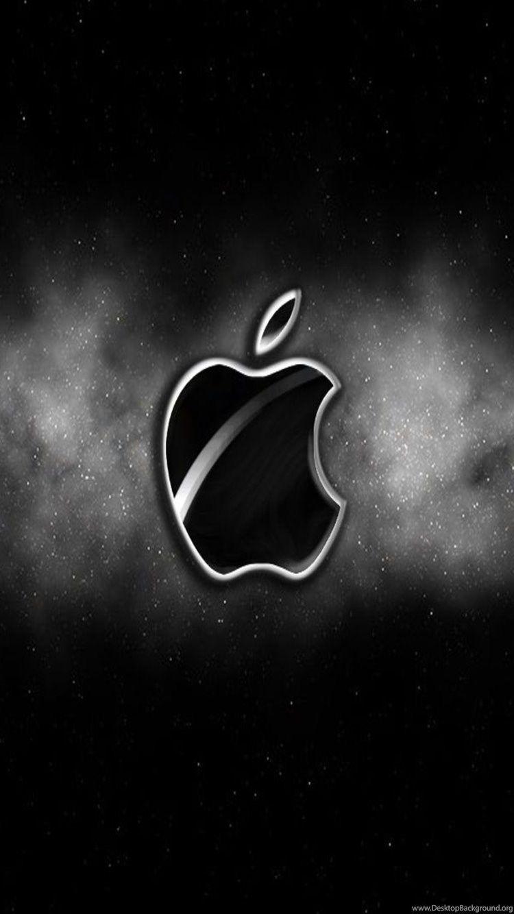750x1334 Logo Apple Màu Đen Và Trắng Hình Nền iPhone HD Hình Nền Máy Tính