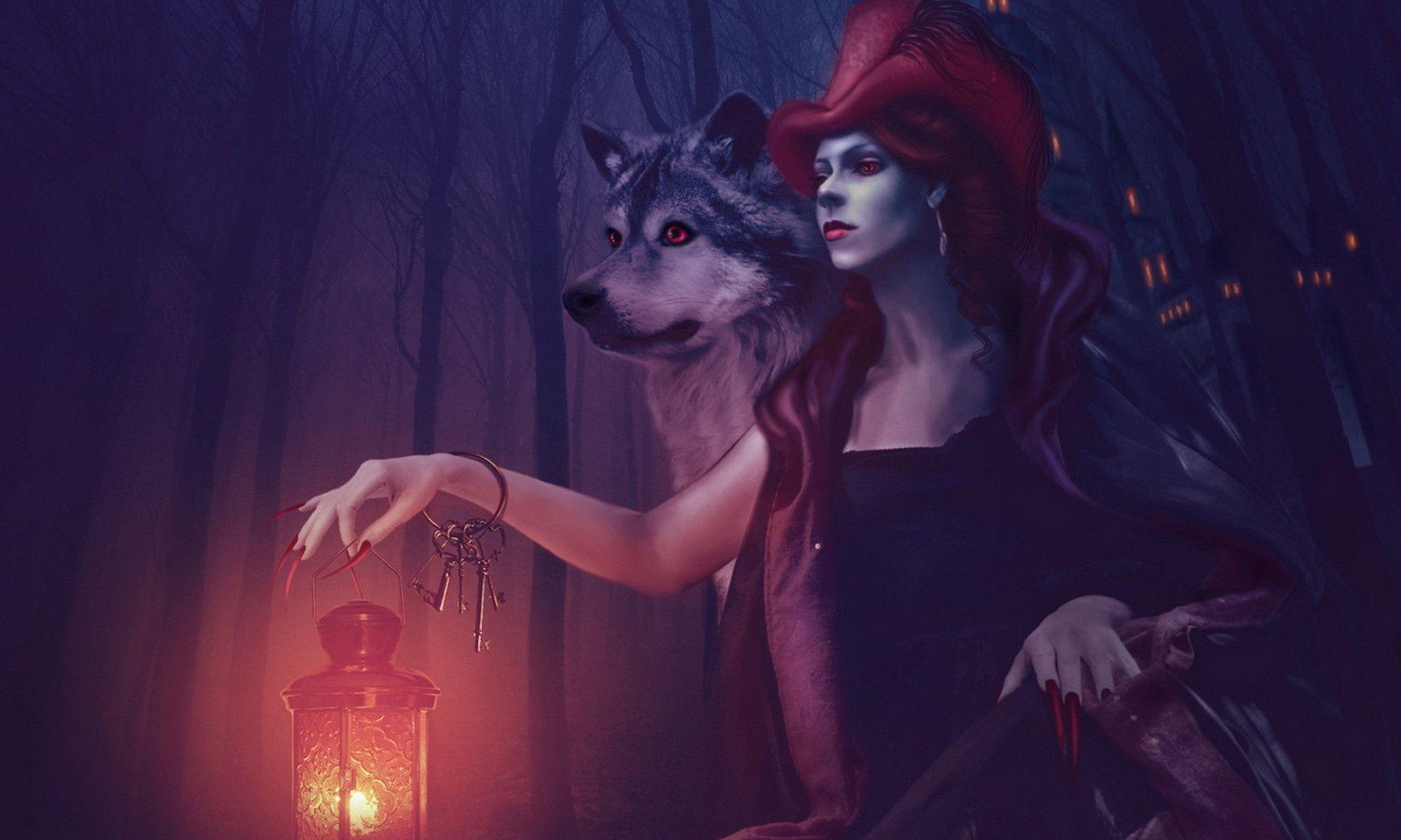 2000x1200 Witch Wallpaper