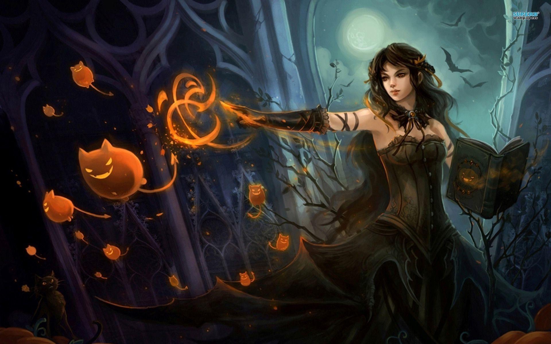 Dark Witch Wallpapers - Top Free Dark Witch Backgrounds - WallpaperAccess