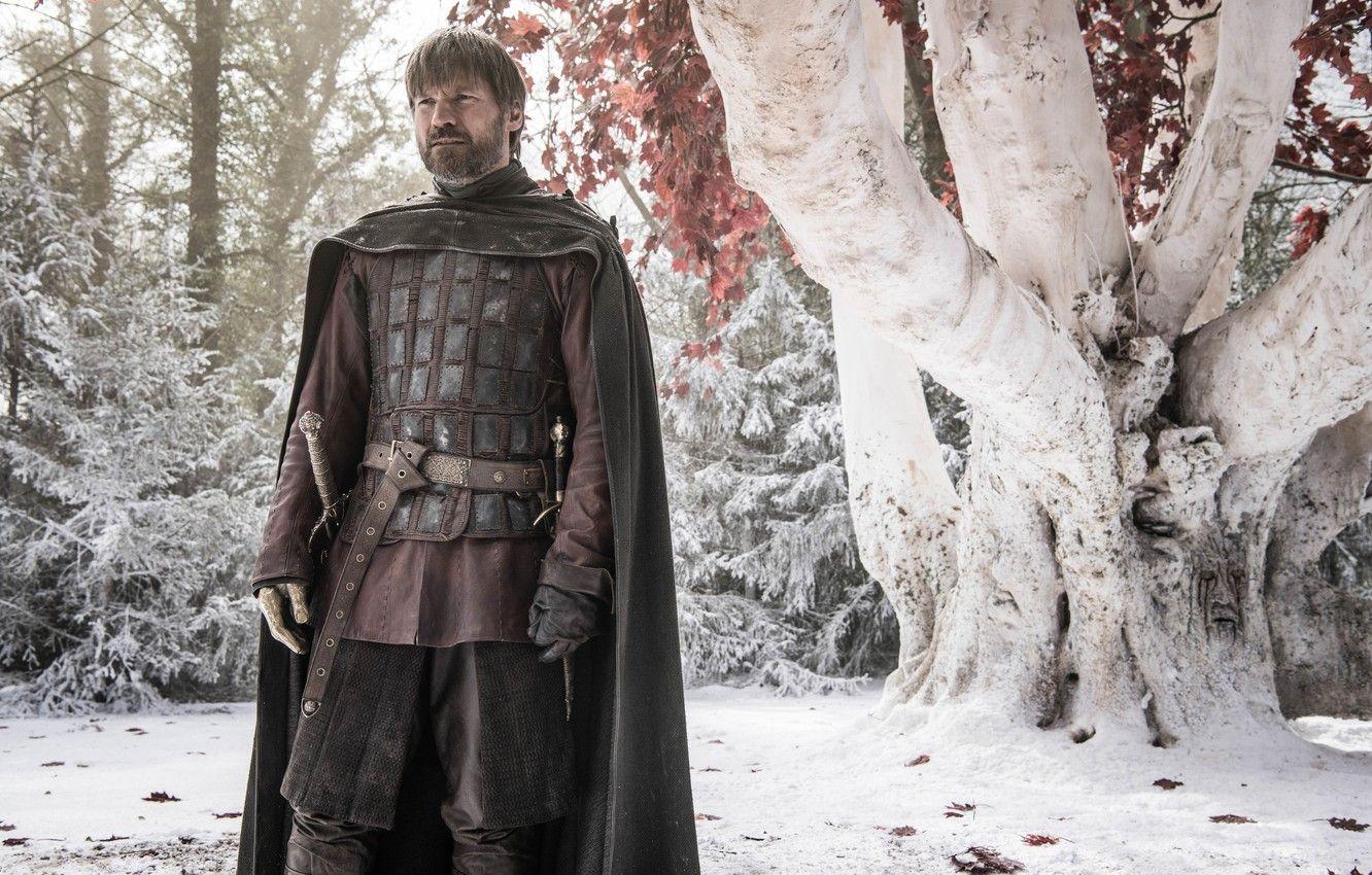 1332x850 Wallpaper winter, tree, winter, armor, game of thrones, game