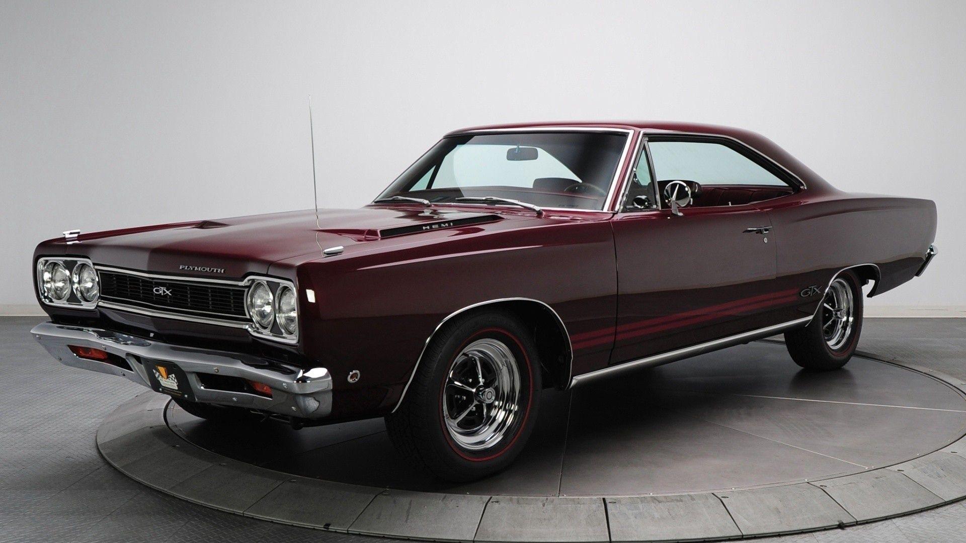 1920x1080 Download wallpaper 1920x1080 1968 plymouth gtx, plymouth