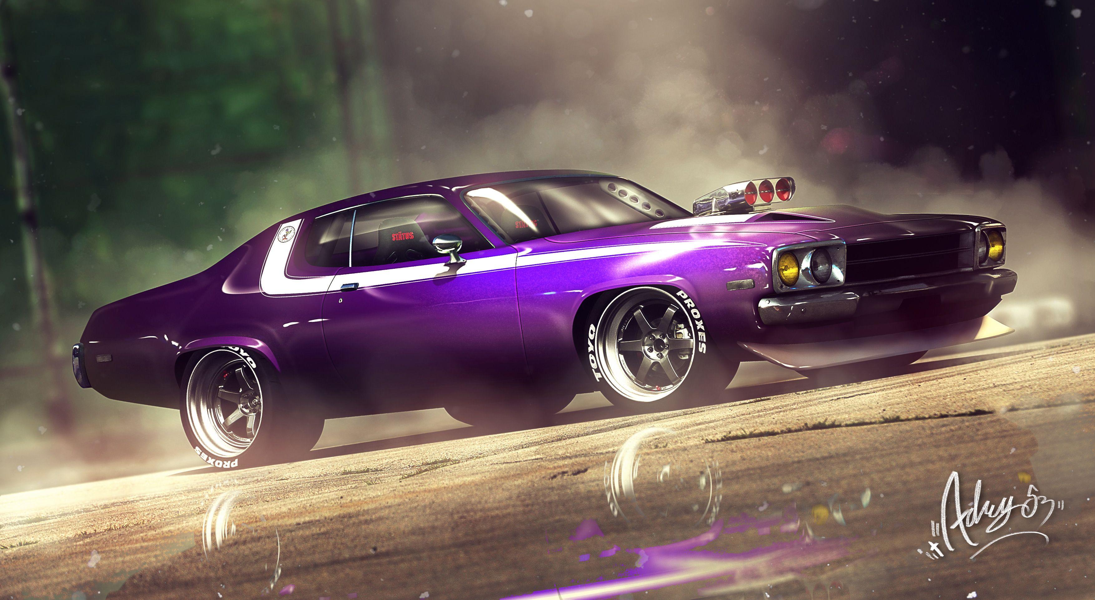 3508x1924 Plymouth Road Runner Hurstley, HD Cars, 4k Wallpaper