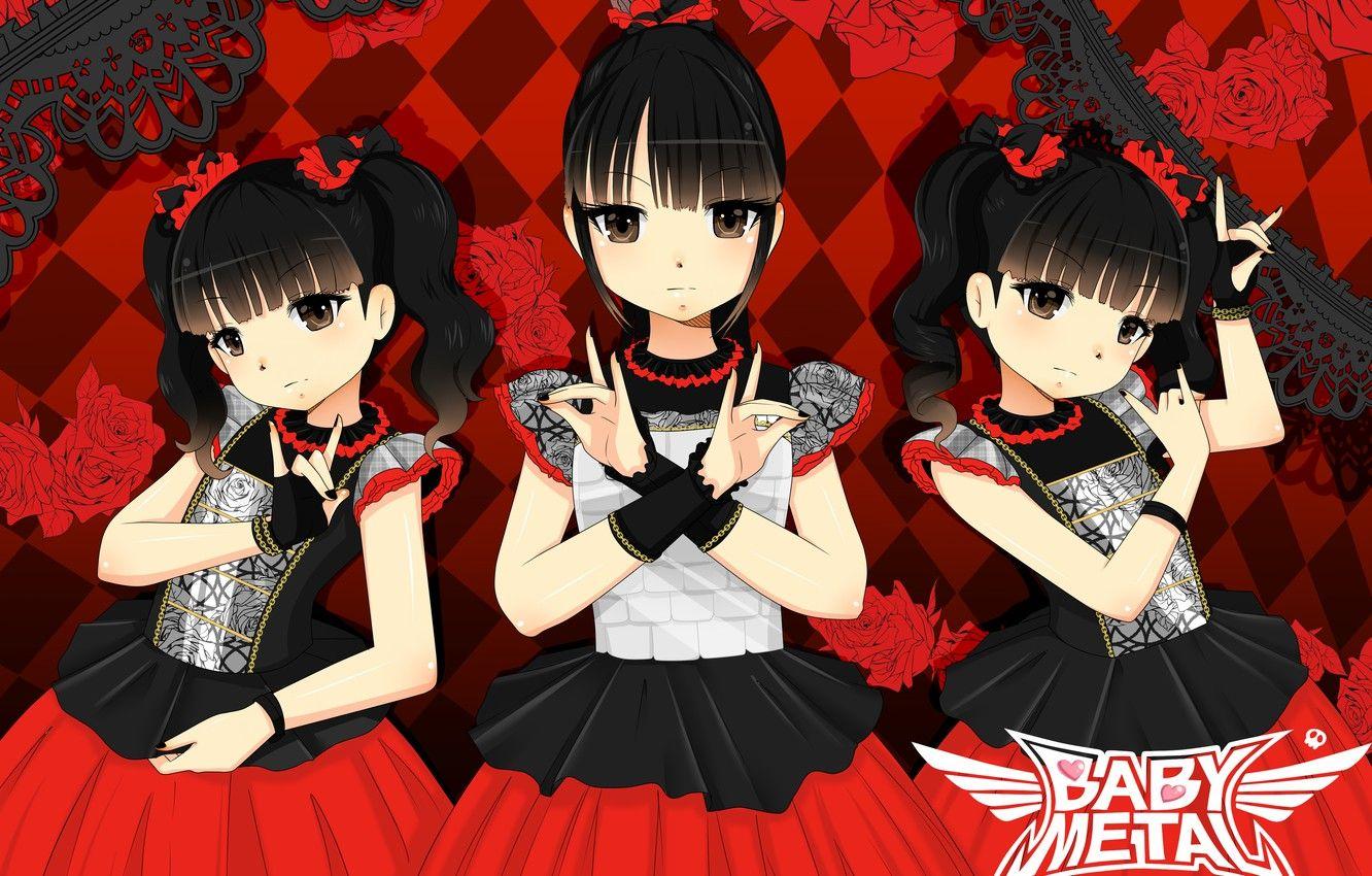 1332x850 Wallpaper Girls, Music, Anime, Metal, Babymetal image for desktop