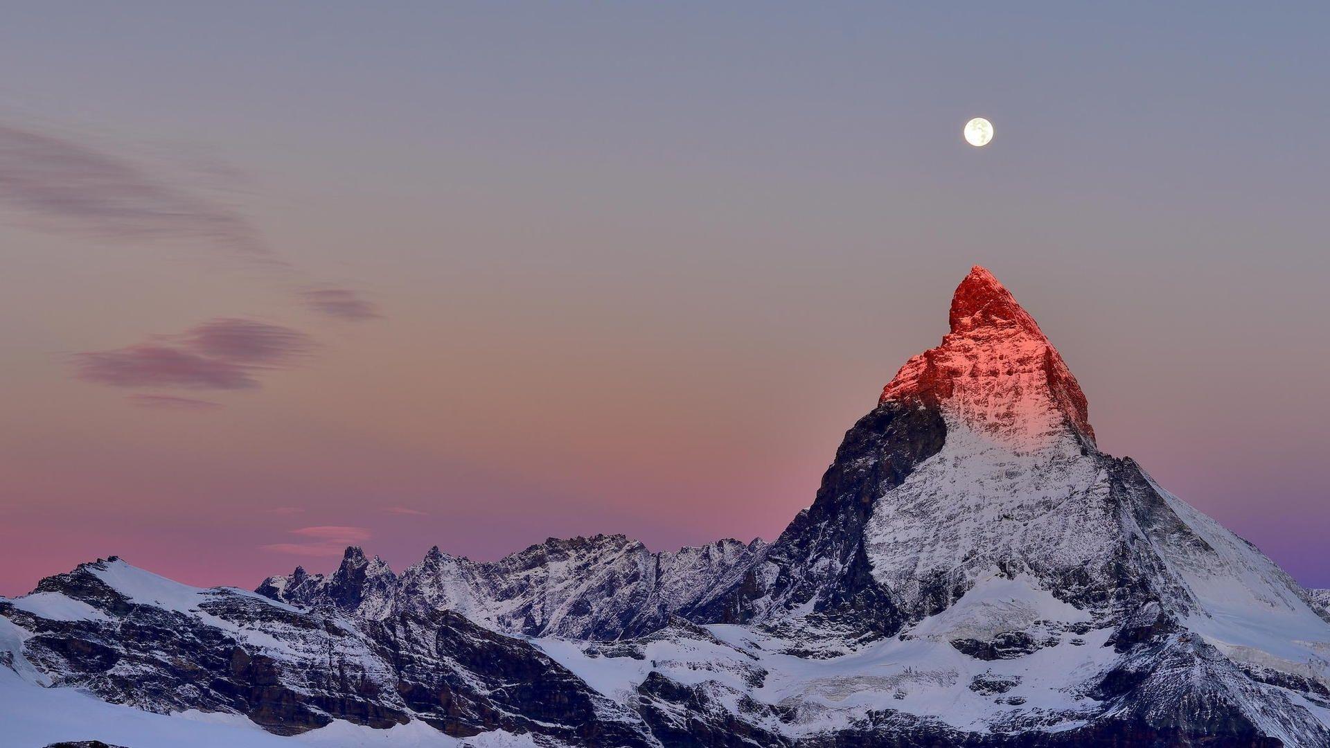 1920x1080 Mountain Peak desktop PC and Mac wallpaper