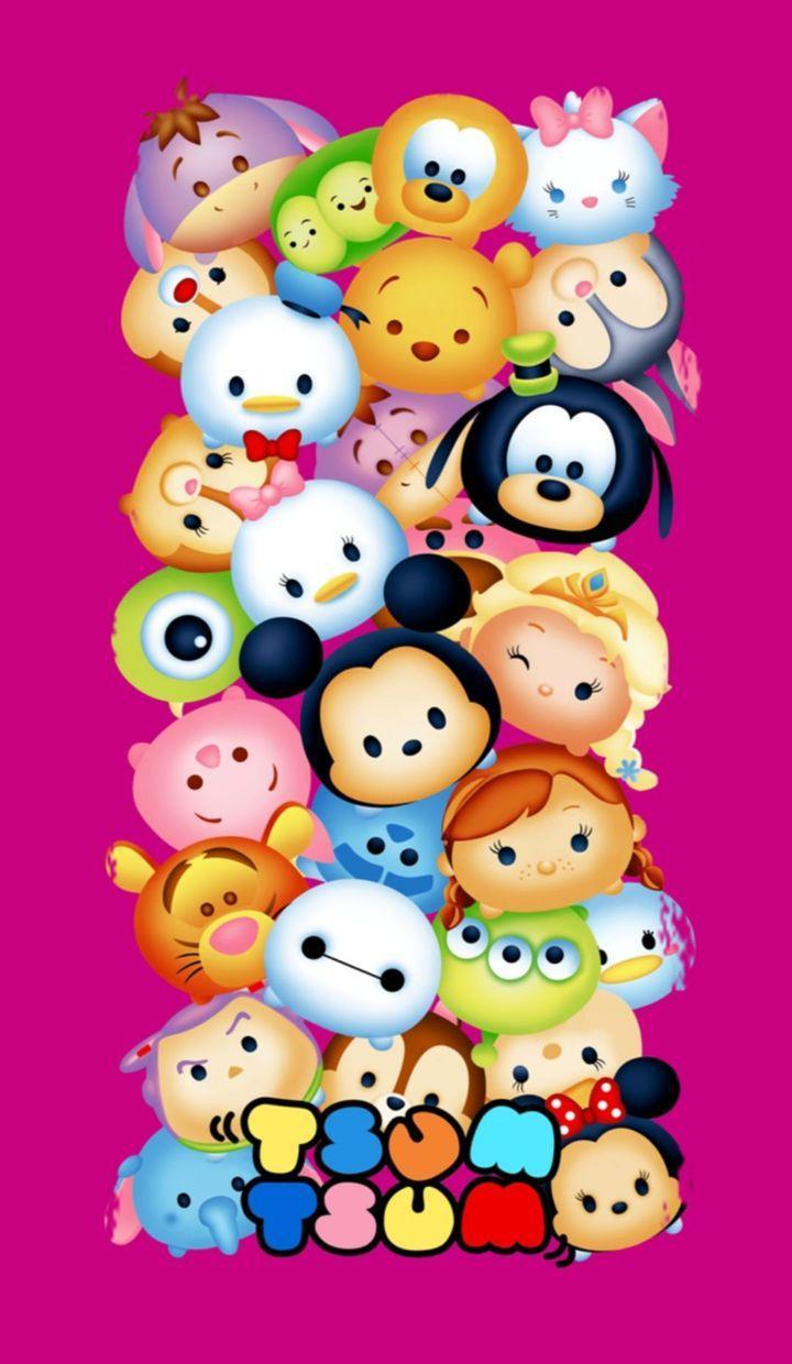 Disney Tsum Tsum Wallpapers Top Free Disney Tsum Tsum Backgrounds Wallpaperaccess 