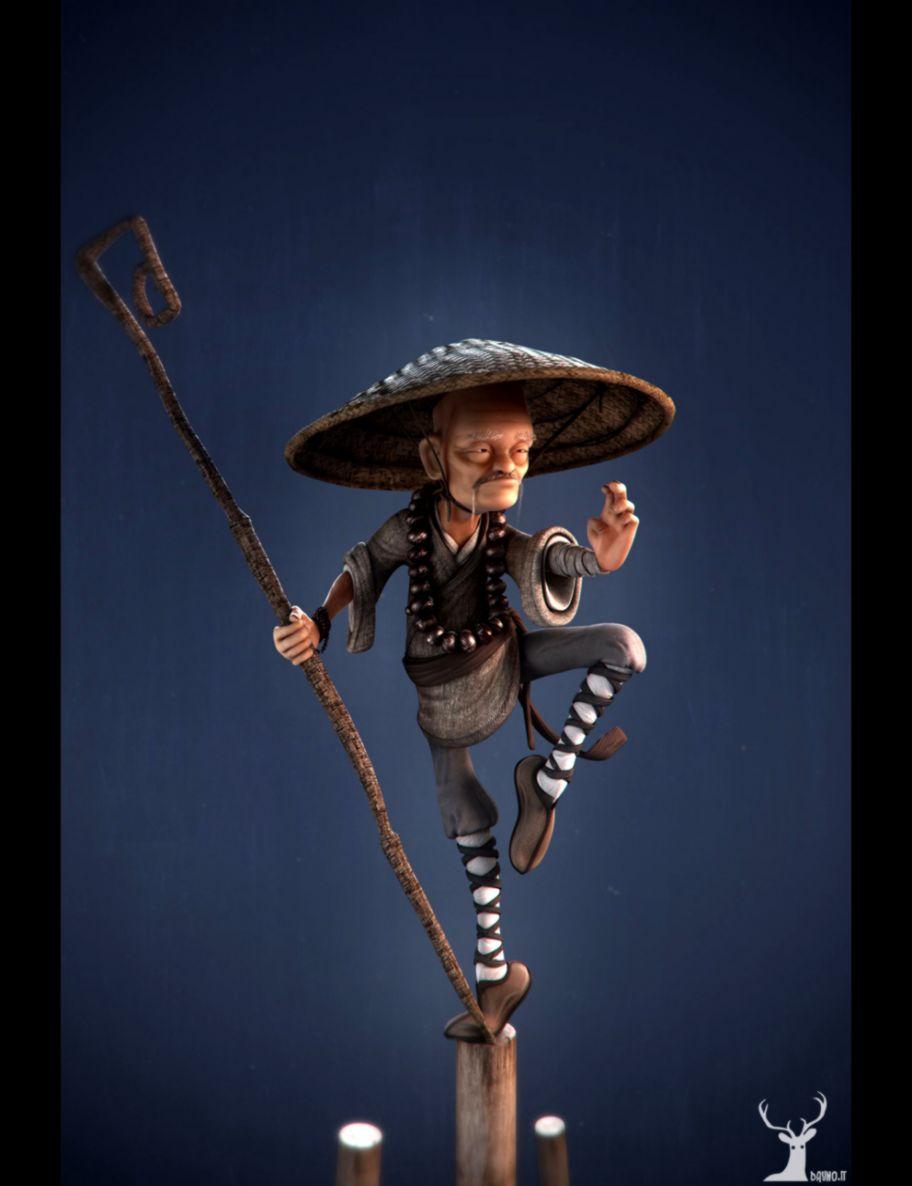 912x1186 Shaolin Monk Wallpaper