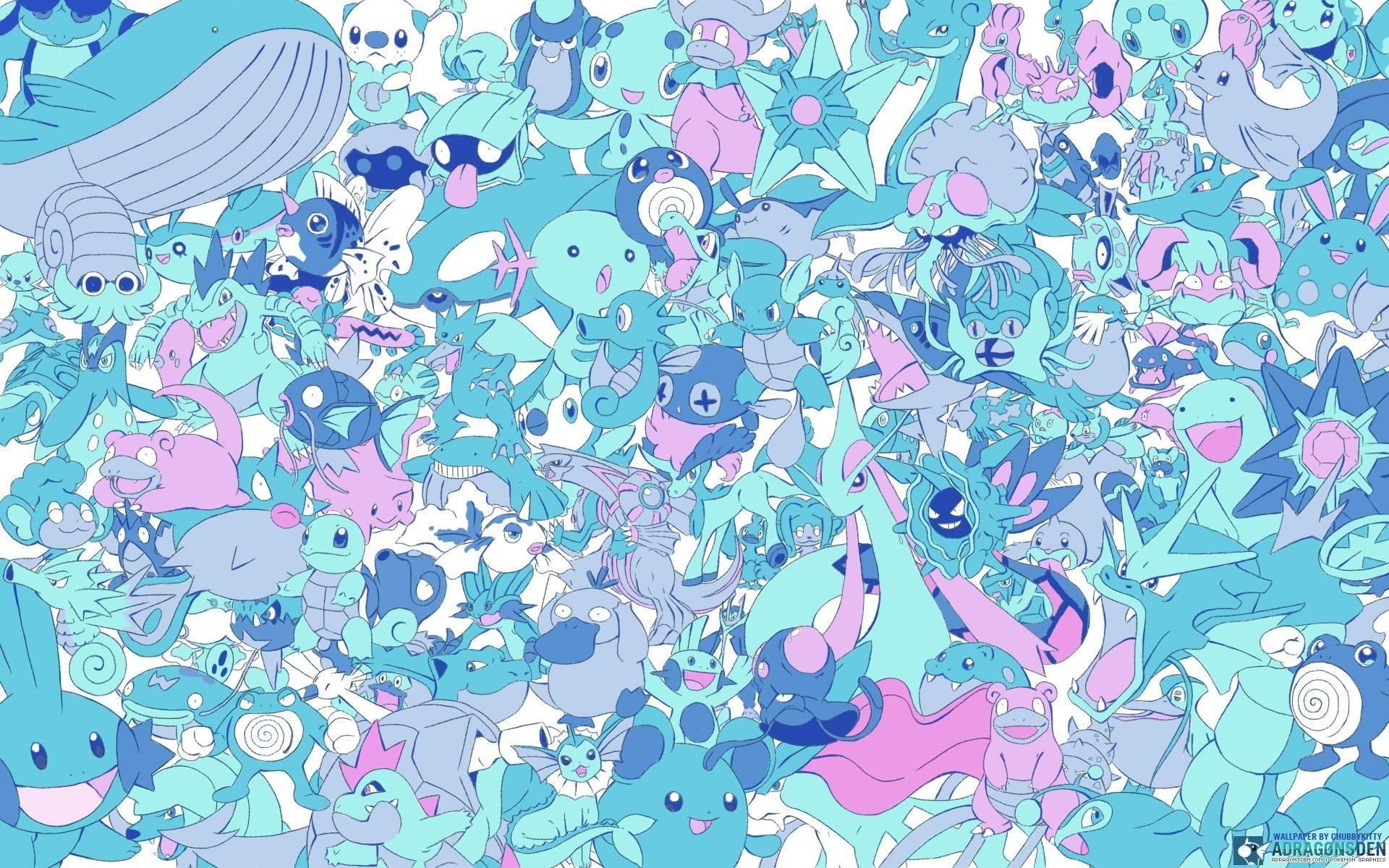 1920x1200 Water Pokemon Wallpaper