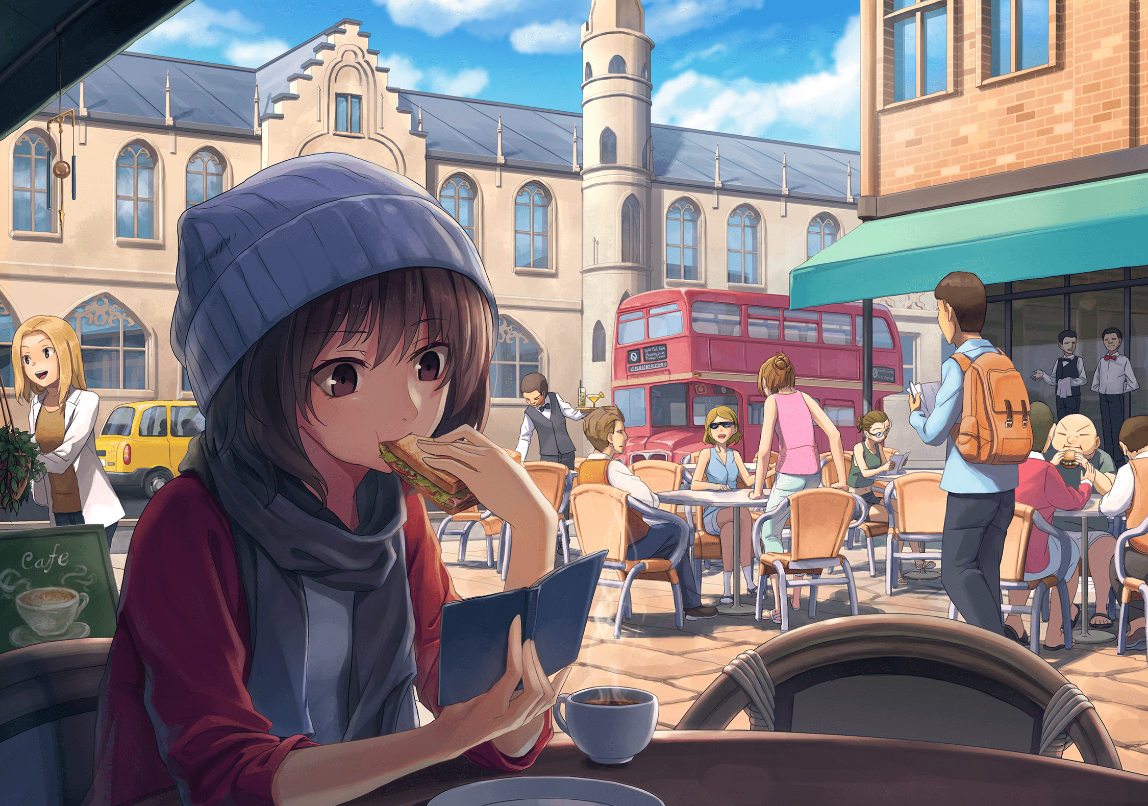 Anime Coffee Wallpapers Top Free Anime Coffee Backgrounds Wallpaperaccess