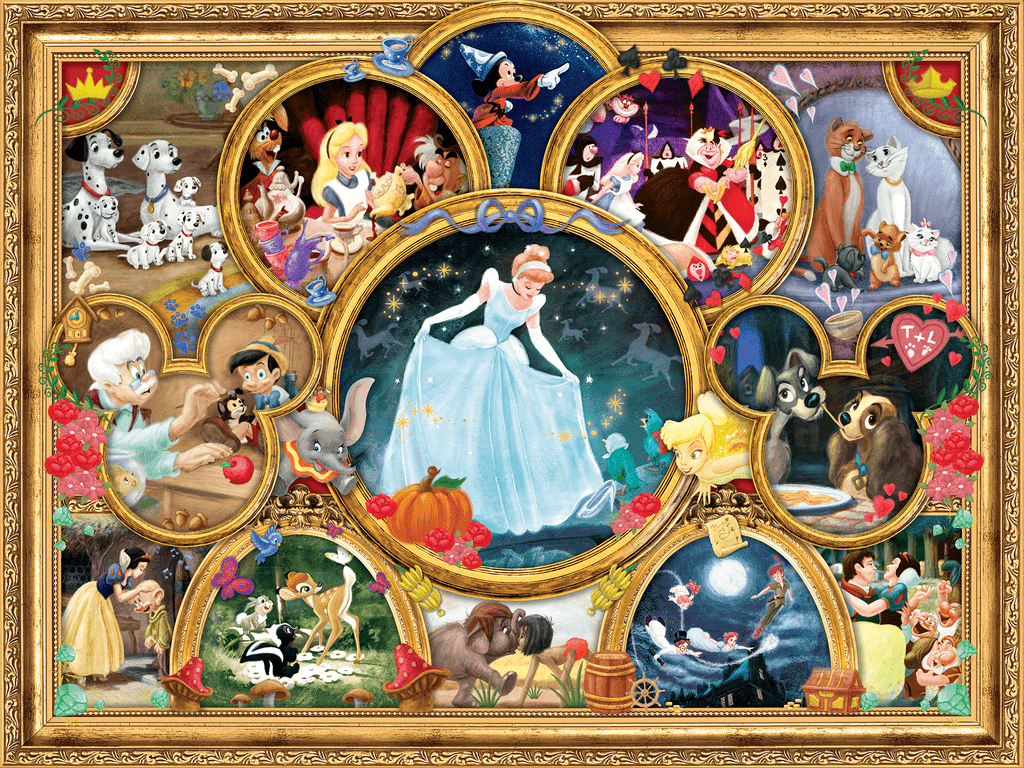 Disney Character Collage Wallpapers on WallpaperDog