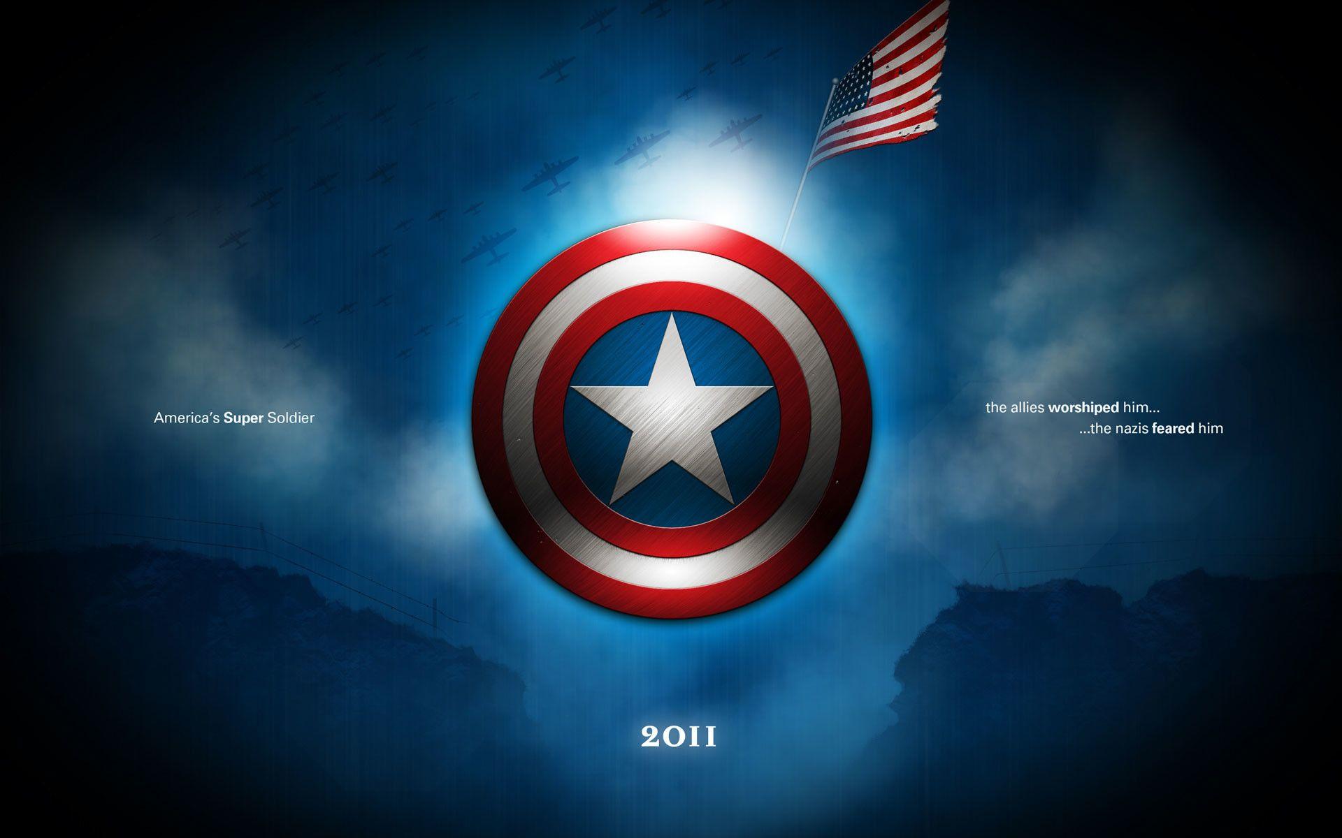 1920x1200 Captain America Shield Hình nền HD