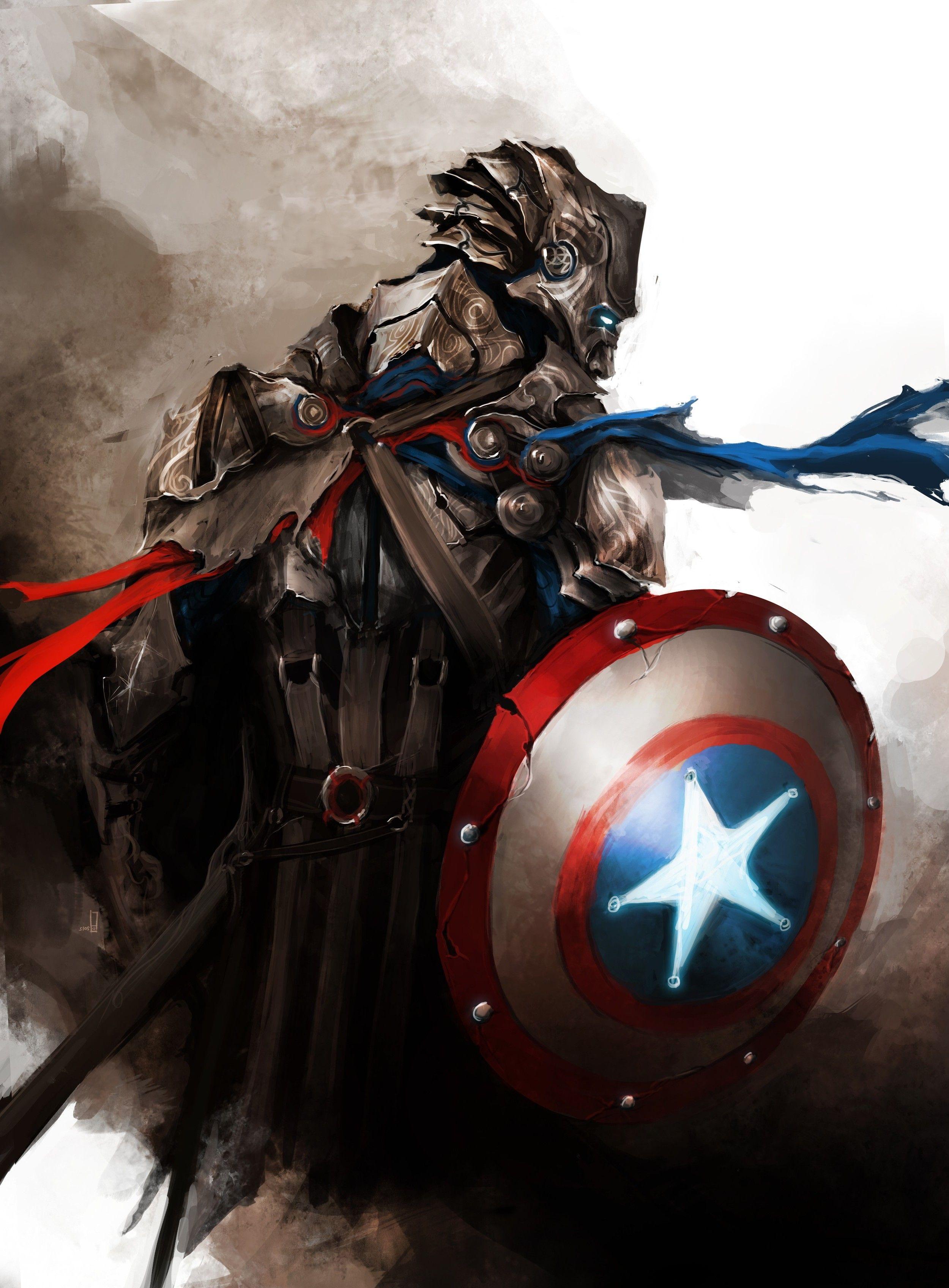 2500x3392 fantasy Art, Captain America Wallpaper HD / Desktop and Mobile