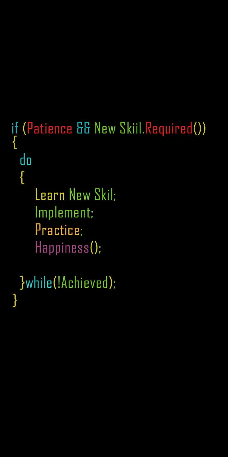 800x1600 dark, motivation, programmer, trick