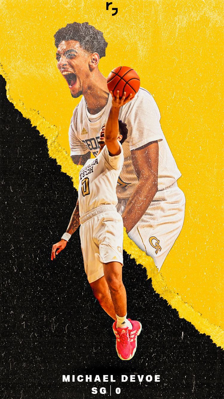 750x1334 Georgia Tech Basketball Wallpaper