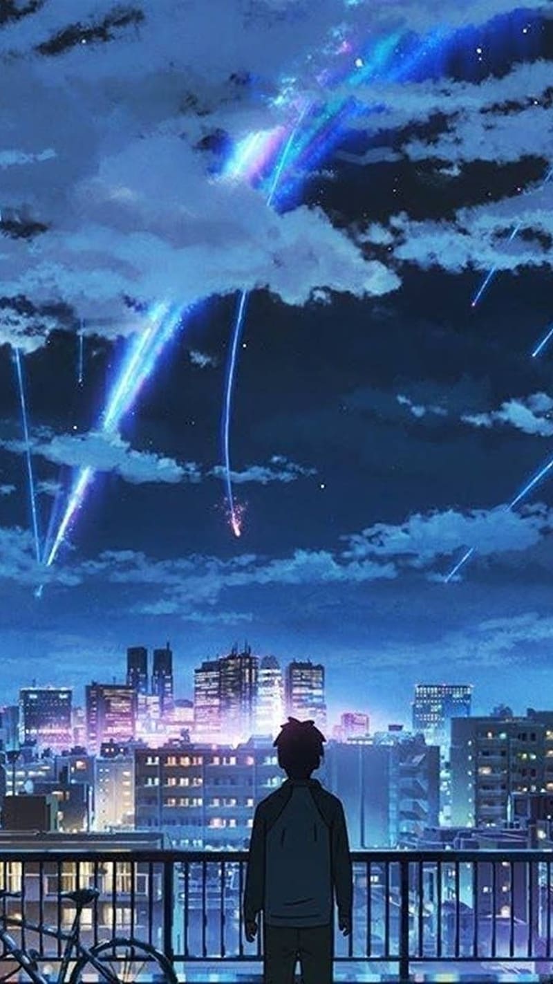 800x1423 Lofi Hip Hop, Lo Fi Anime Your Name Cover, HD phone wallpaper