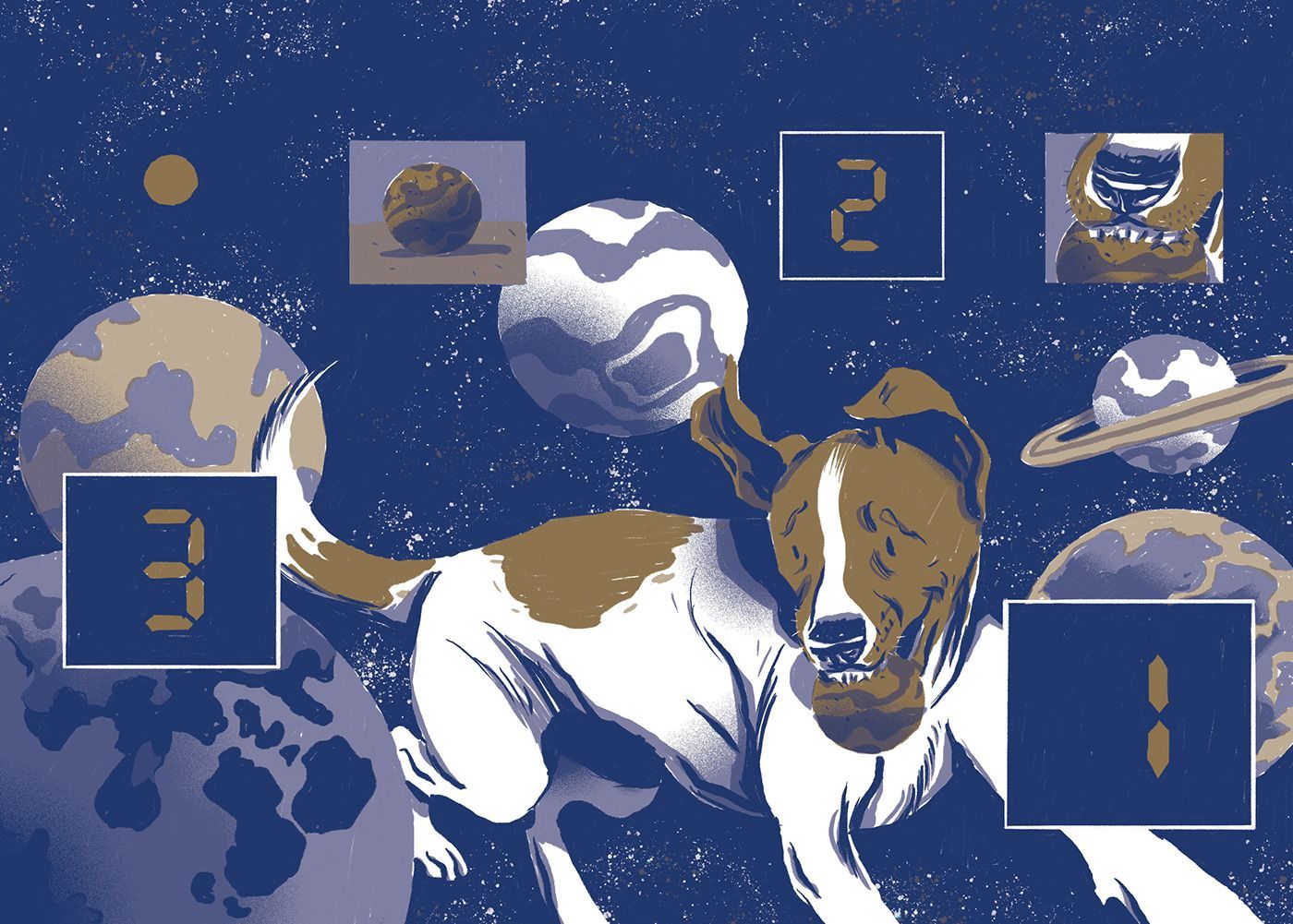 1400x1001 Laika (4). Image - Behance
