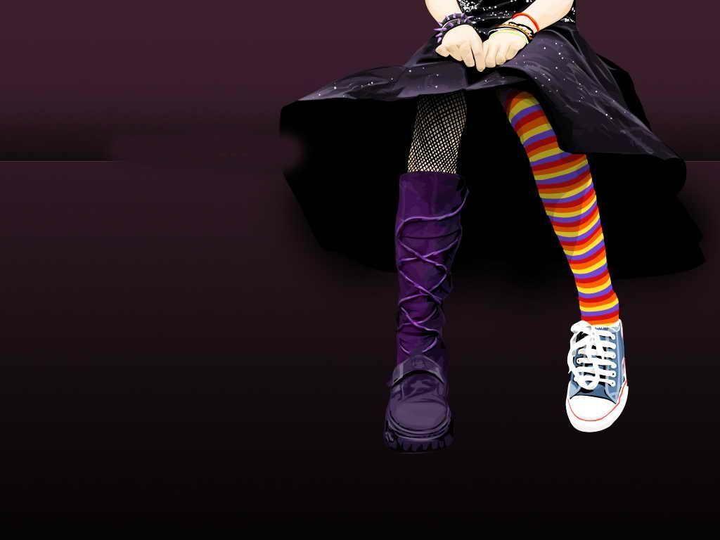 1024x768 3D Emo. Highlight any content of 3D Wallpaper Artistic 3D