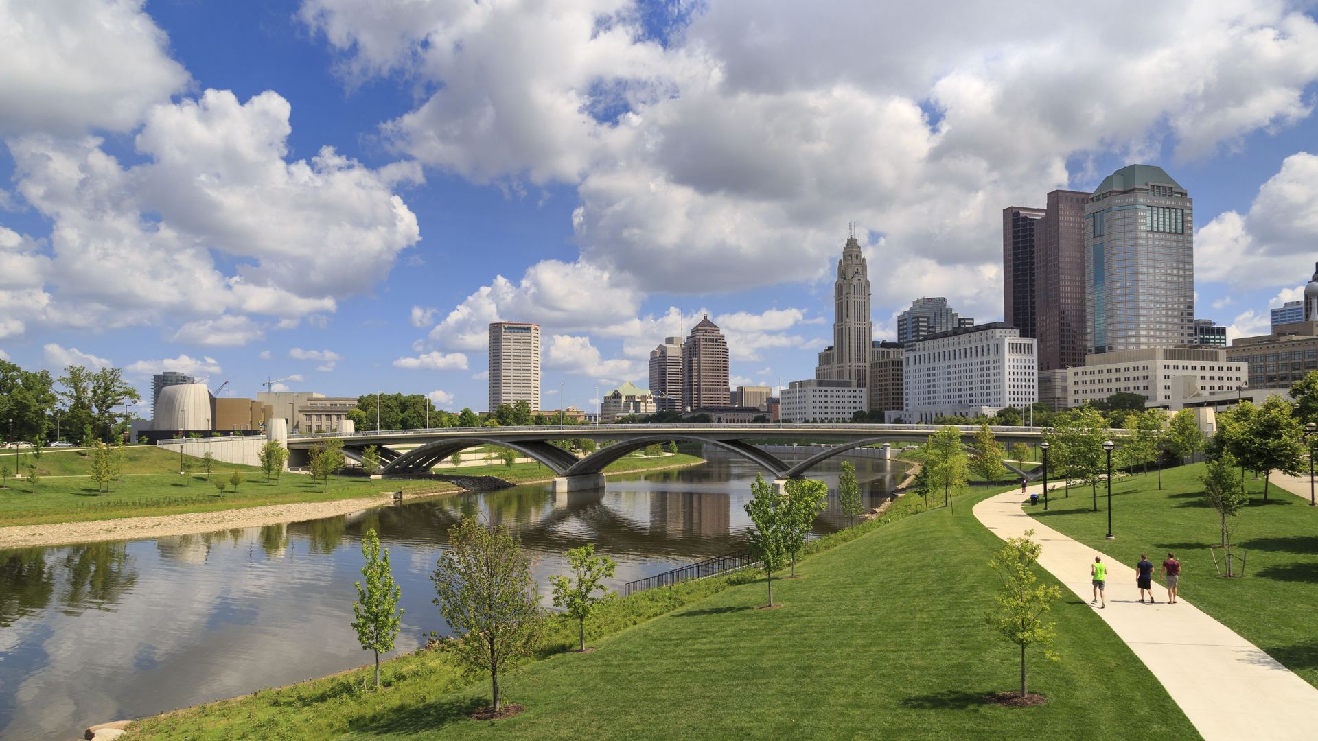 1920x1080 Columbus, Ohio, skyline is 9th most