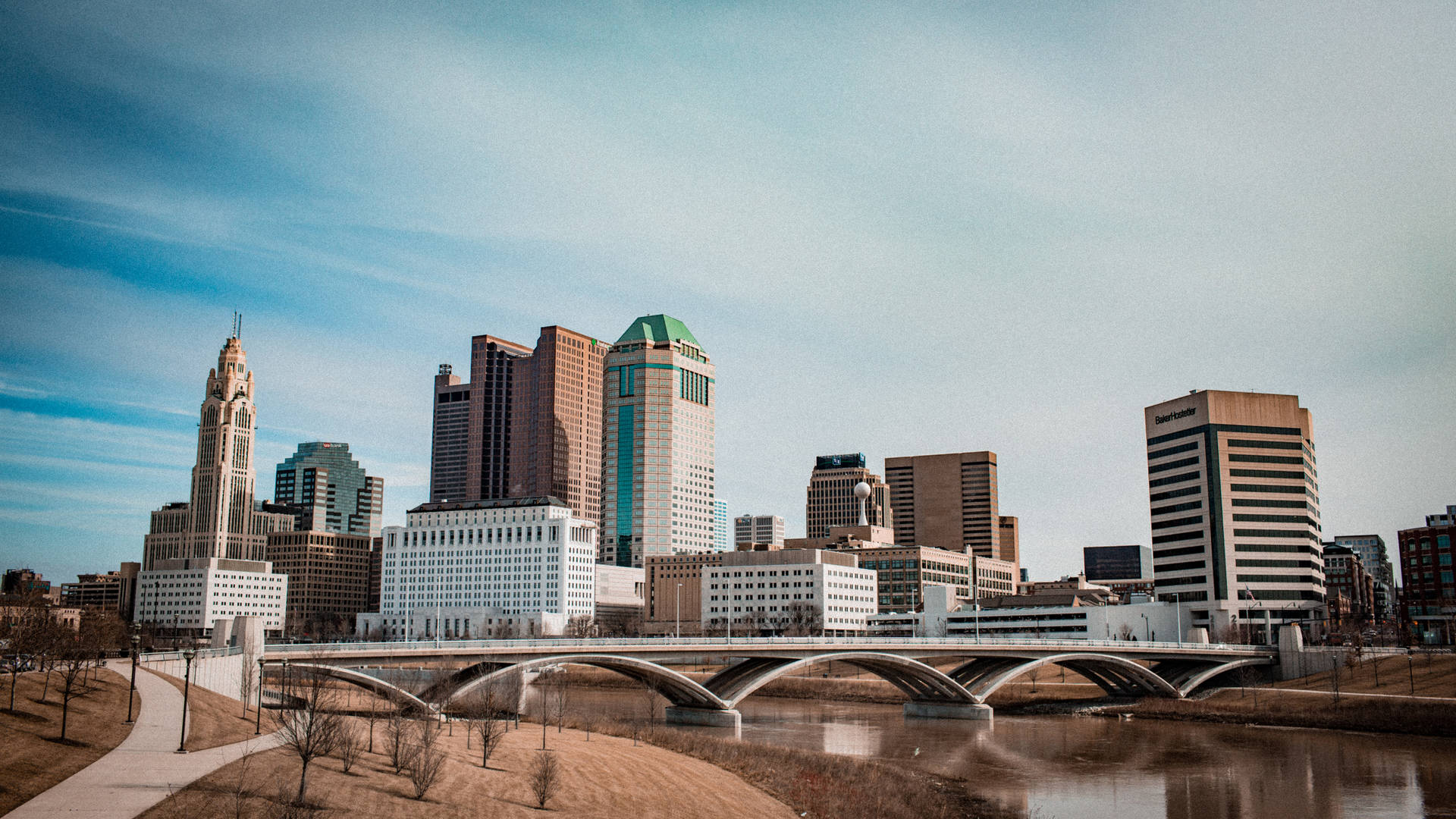 1920x1080 Ohio's Capital Columbus Cityscape