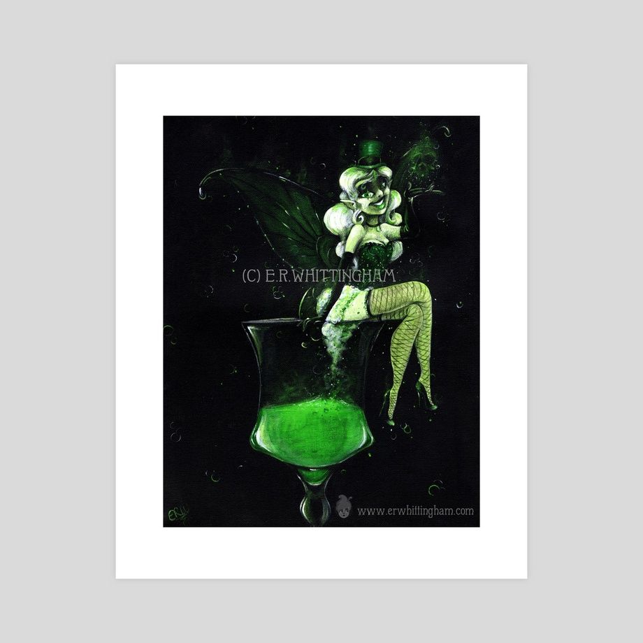 920x920 Absinthe Fairy, an art print by E.R