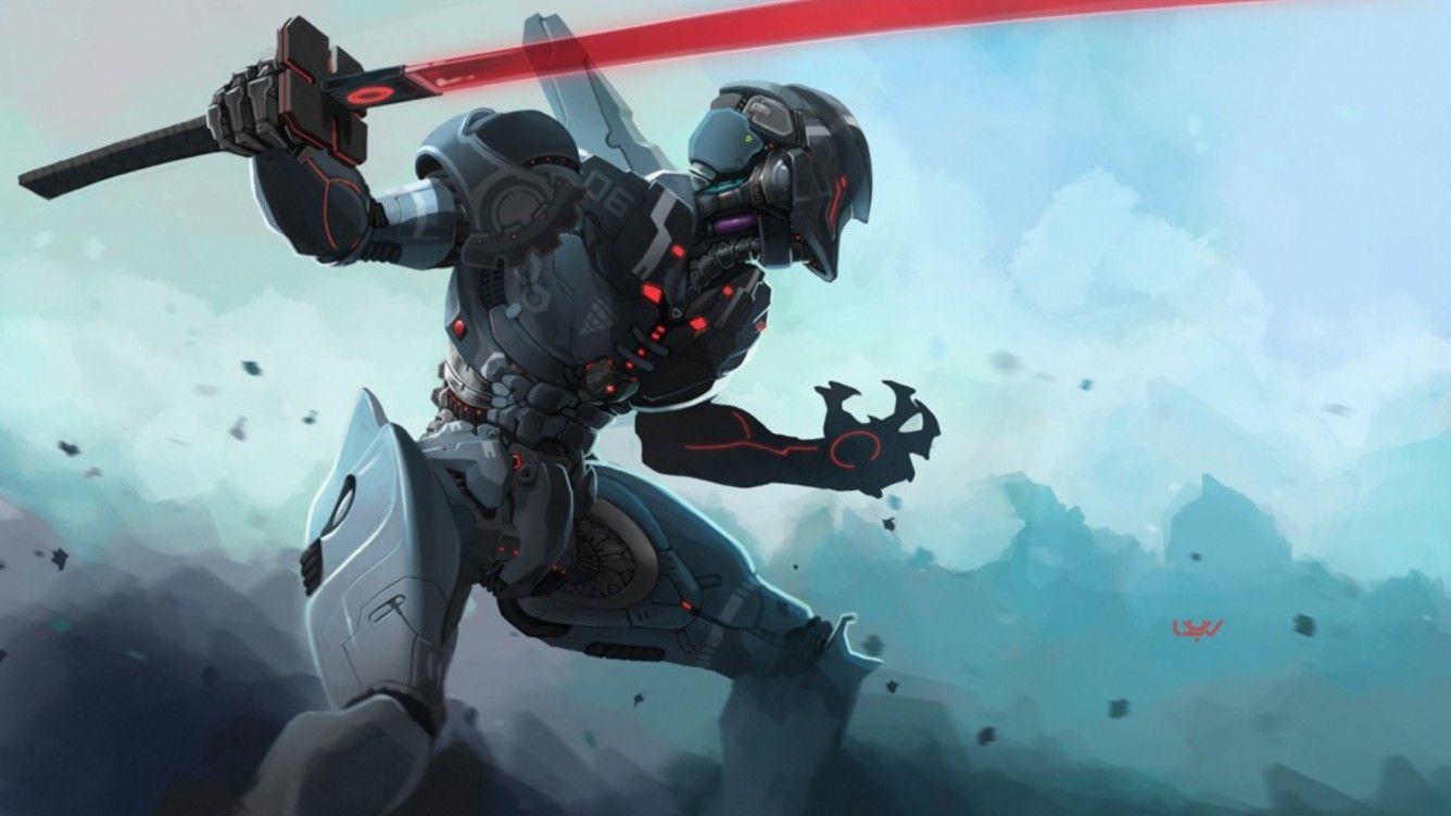 1336x752 wallpaper Robot Sci Fi Hd 756