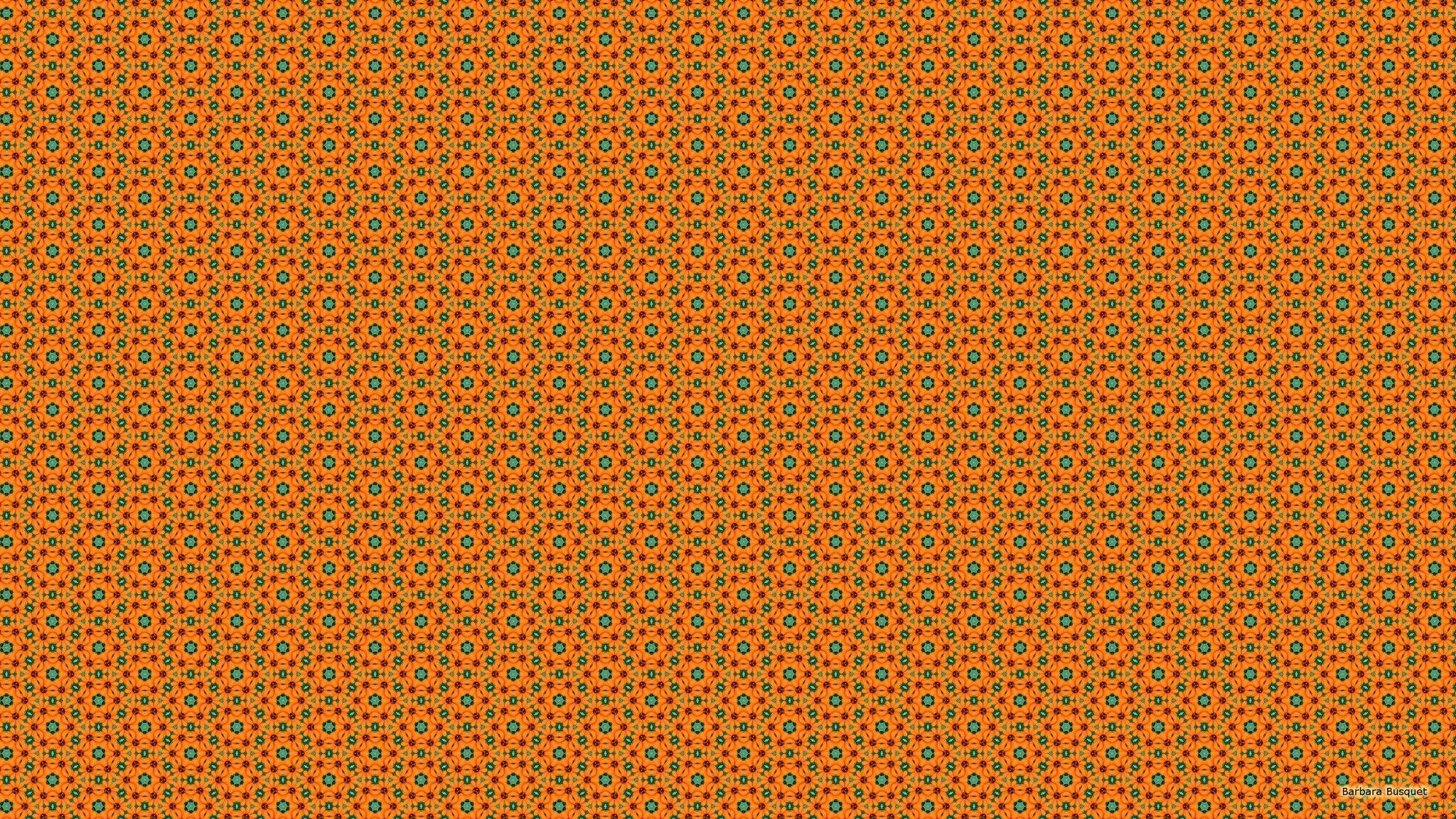 2048x1152 Orange pattern wallpaper. Barbaras HD Wallpaper