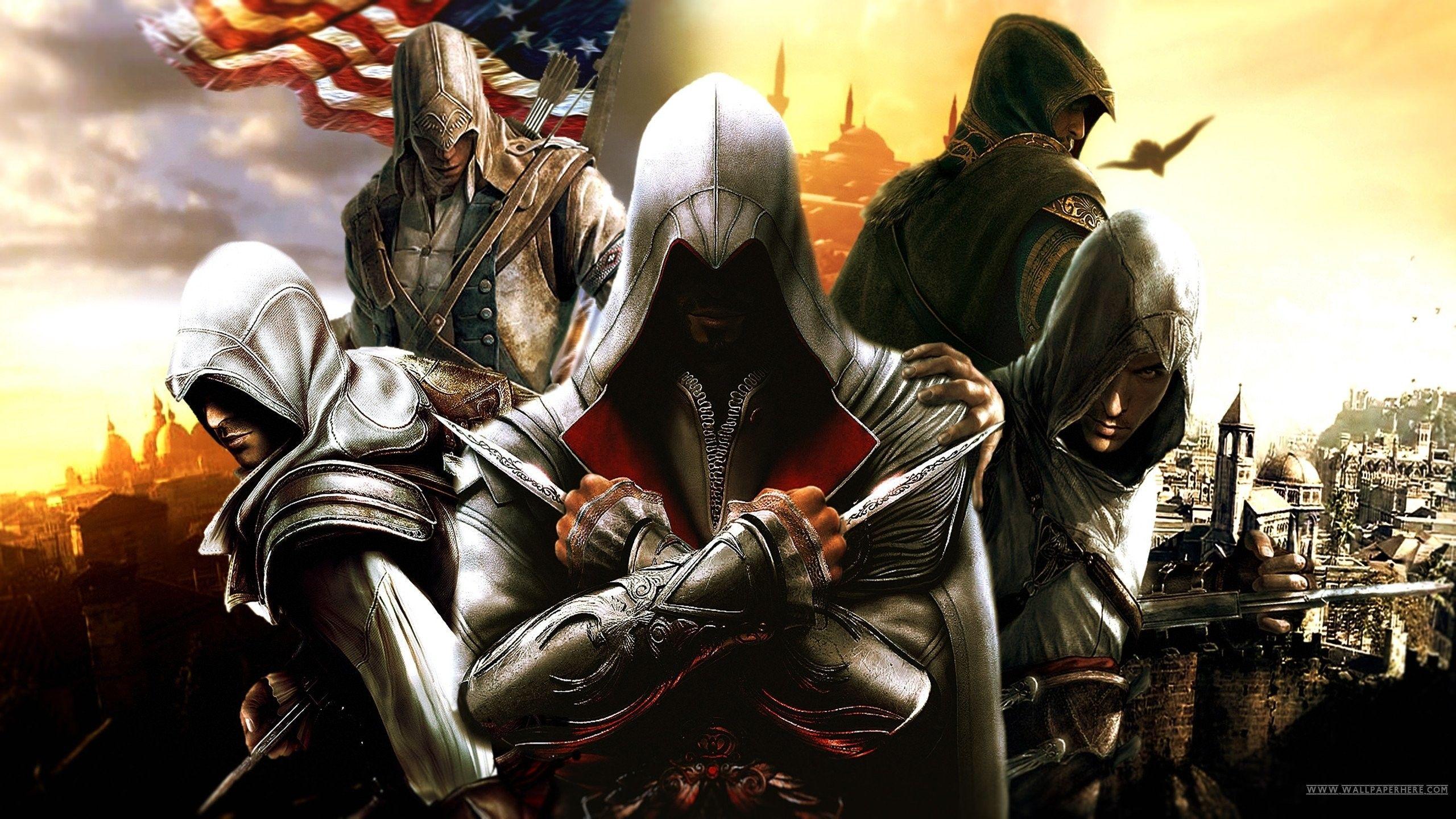 2560x1440 Anime Assassin Wallpaper