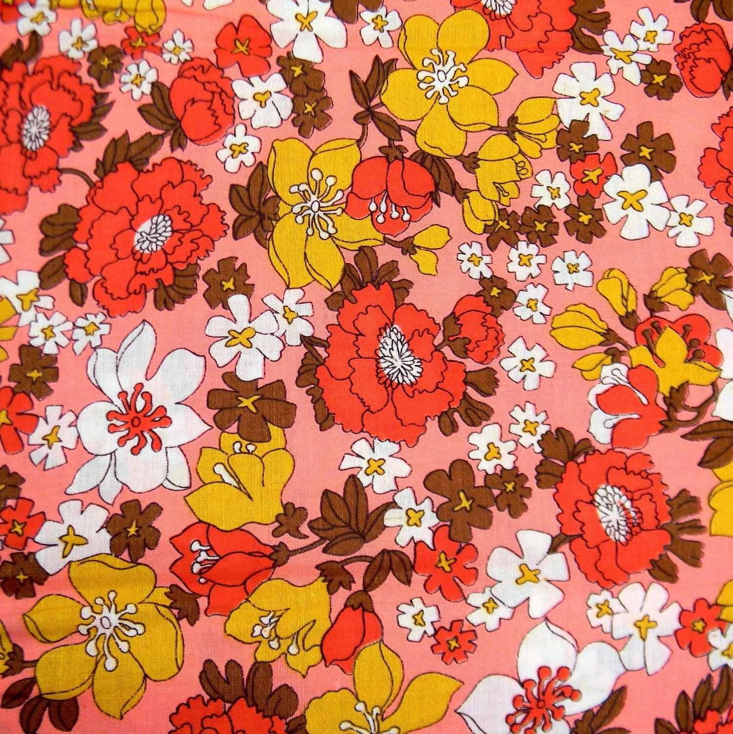 Patterntastic  70s aesthetic wallpaper Vintage floral wallpapers Retro  wallpaper