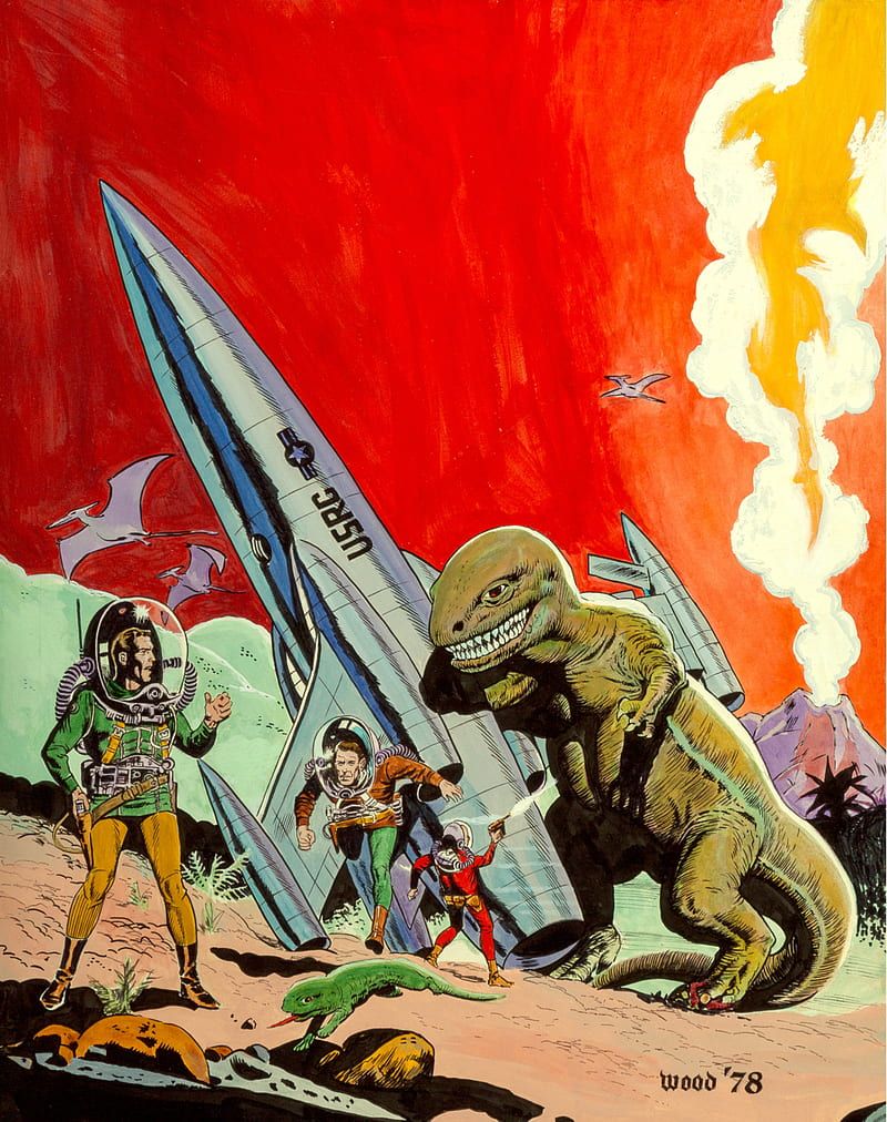 800x1012 HD retro science fiction wallpaper
