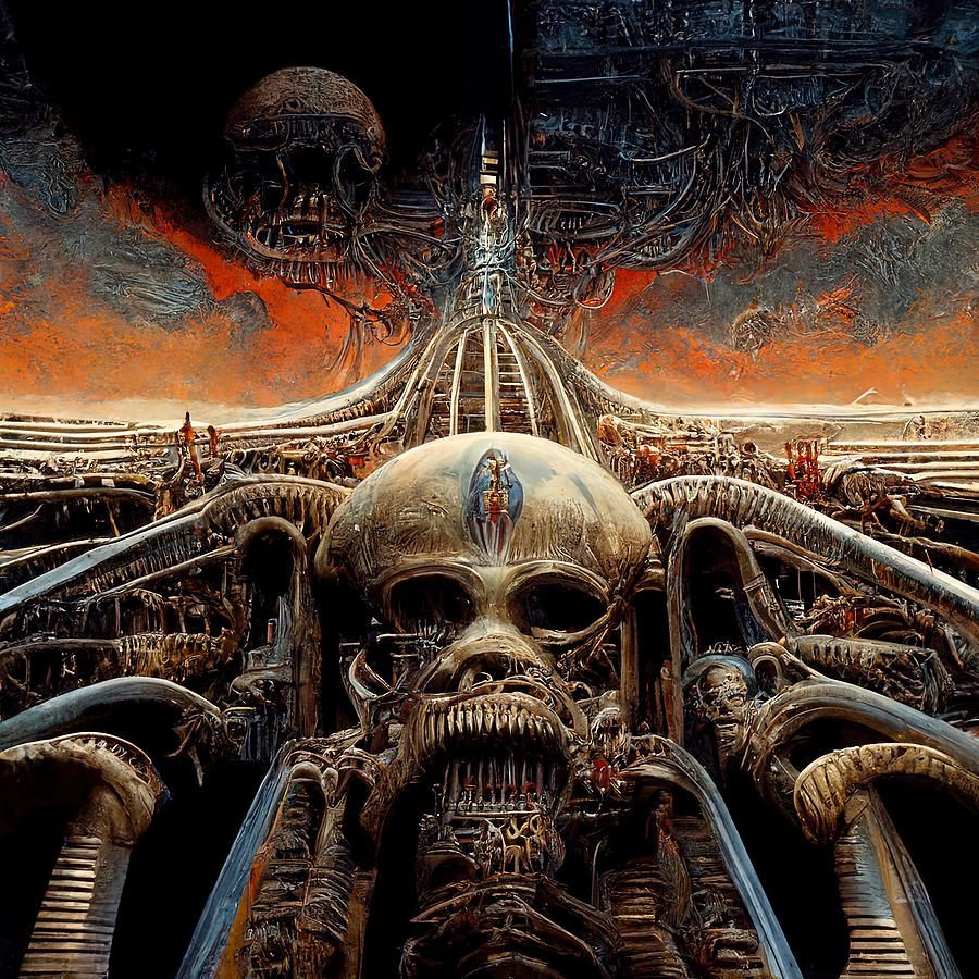900x900 Future City 3 Digital Art