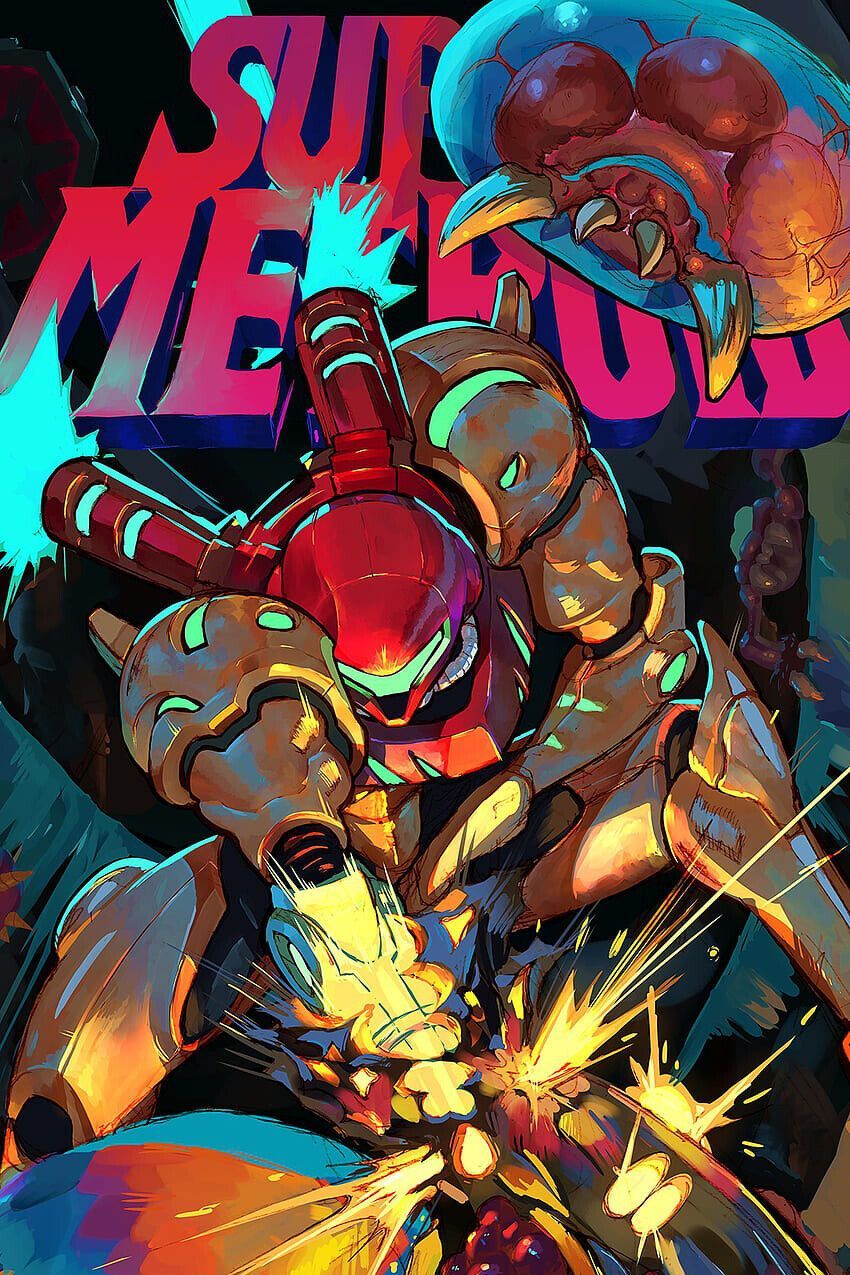 850x1275 Poster Metroid Nintendo Video