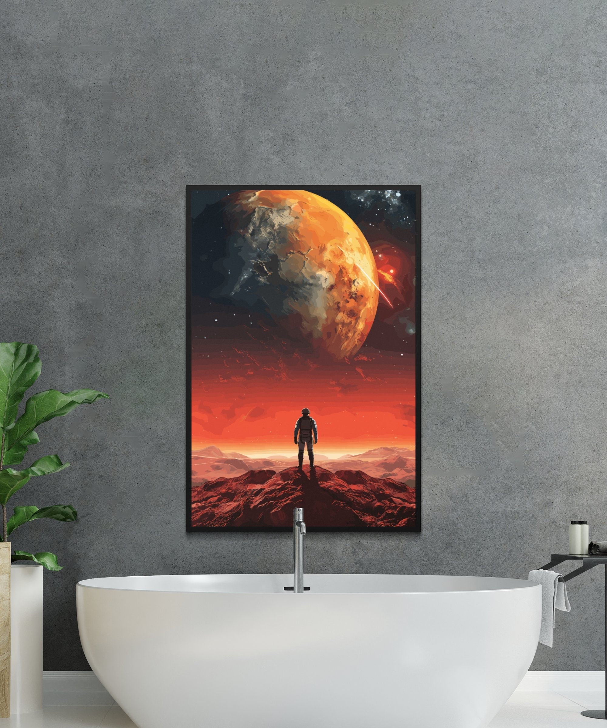 2000x2400 Wall Art, Vintage, Retro Futurism Art