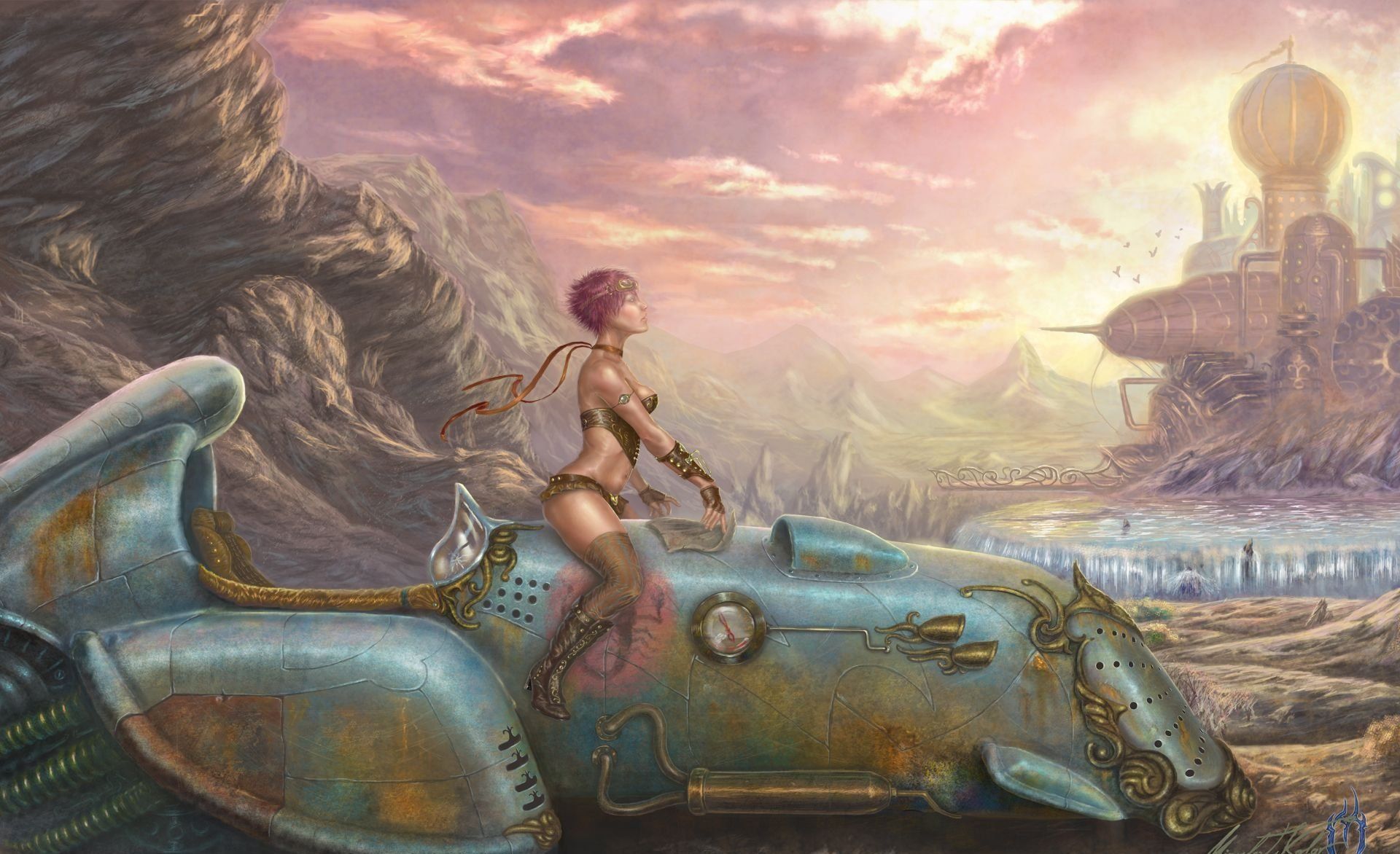 1920x1172 Download Sci Fi Steampunk HD Wallpaper