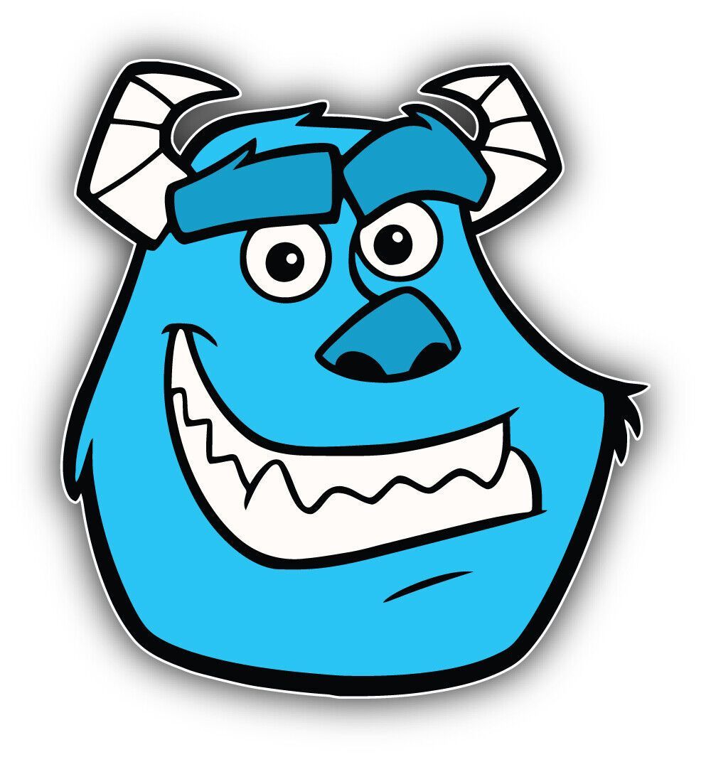 1000x1065 Face Sticker Bumper Decal - ''SIZES