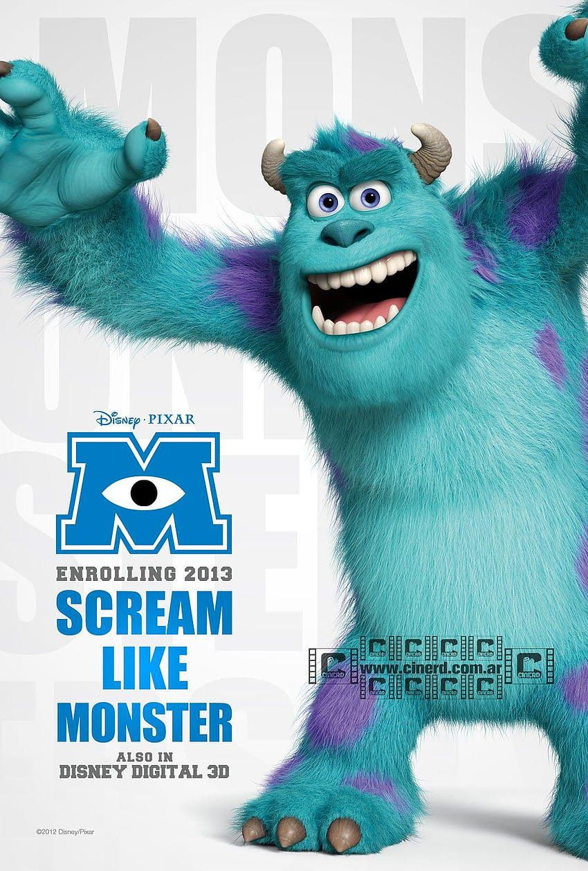 850x1258 Monster inc sullivan HD phone wallpaper