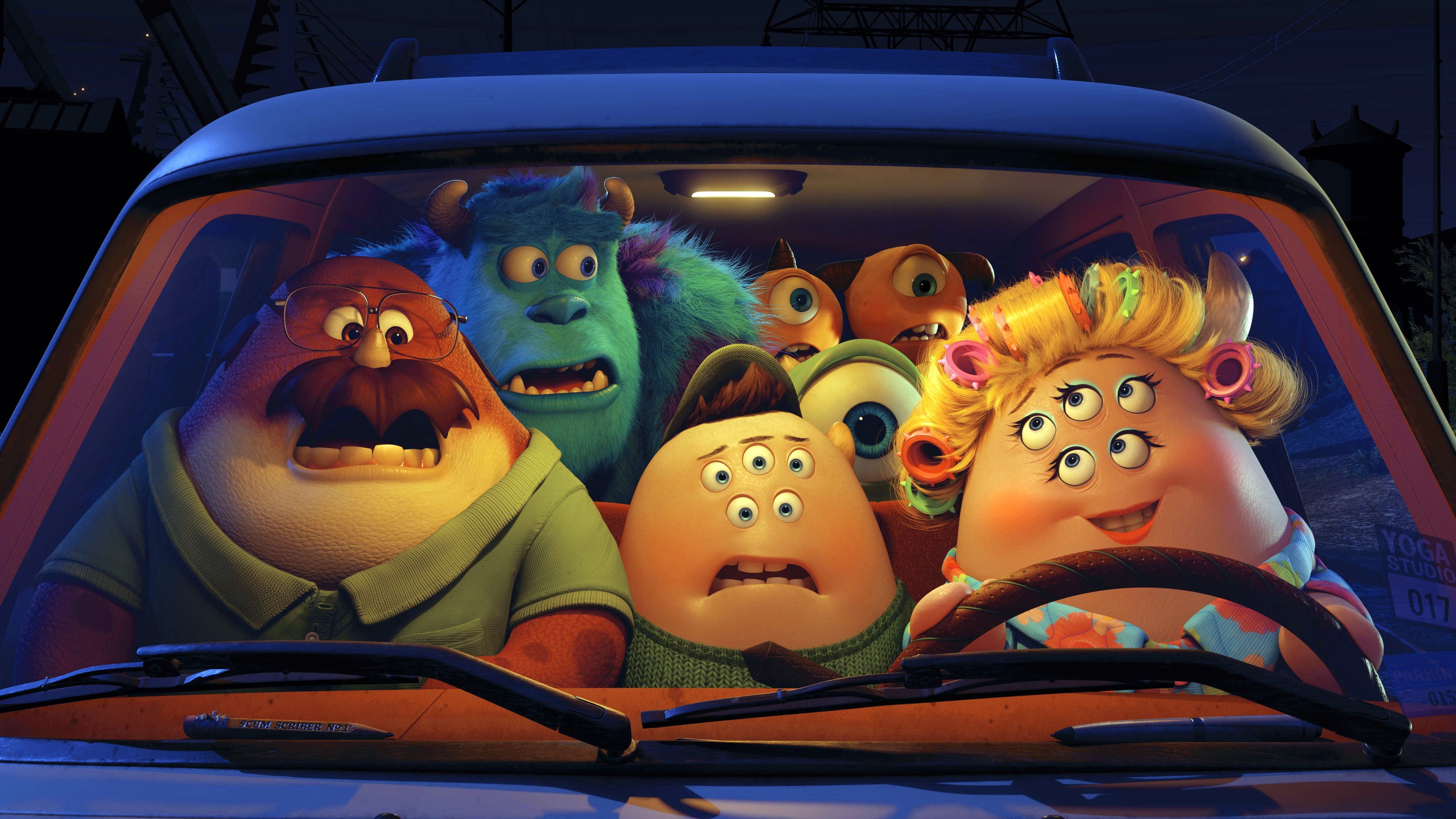 4096x2304 Monster Inc. movie scene