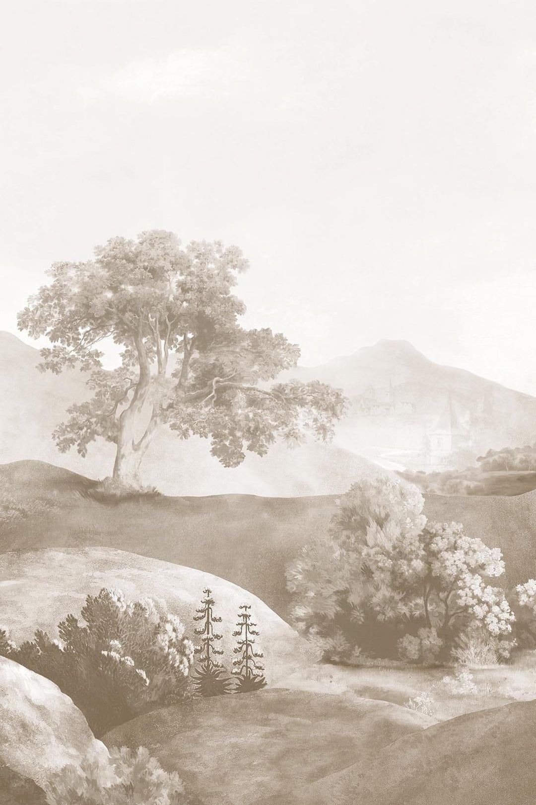 1080x1620 Vintage Landscape. Neutral interior