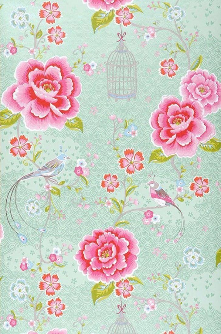 728x1100 Papel de parede Amina. Papel de parede dos anos 70. Floral wallpaper, Flower wallpaper, Pattern wallpaper