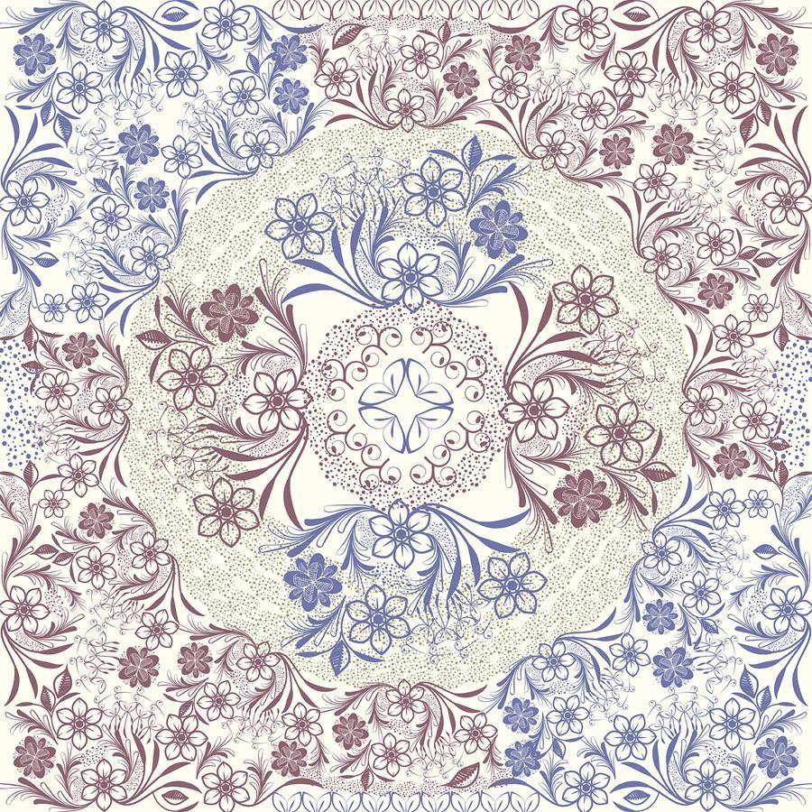 900x900 Royal Garden Vintage Removable Wallpaper