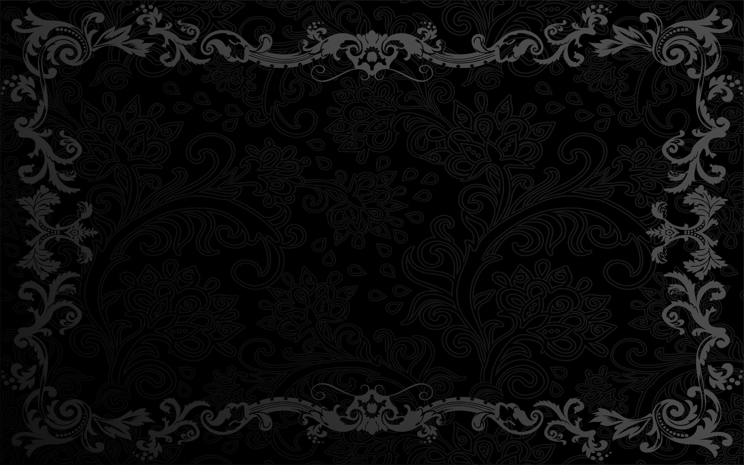 Black and White Floral Vintage Wallpapers - Top Free Black and White ...