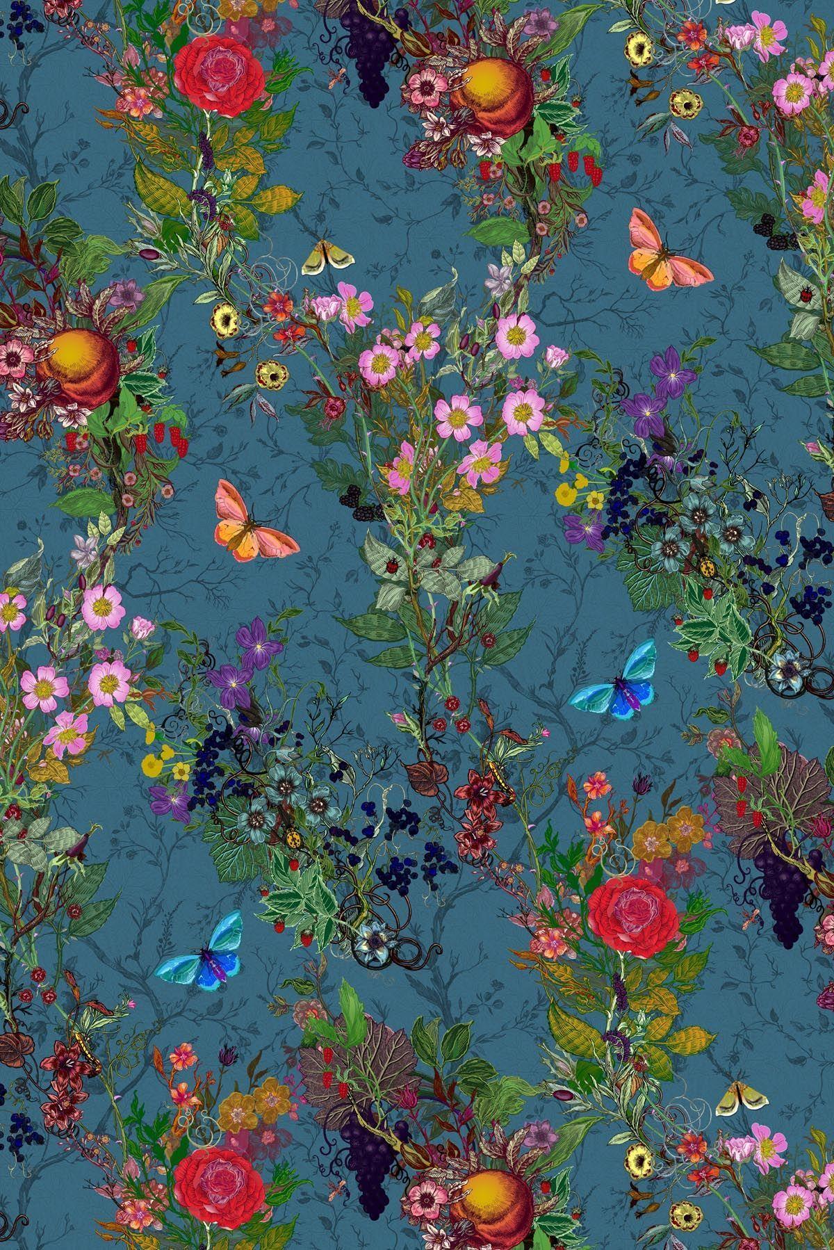 1200x1798 Timorous Beasties Fabric Garden £130 per metre
