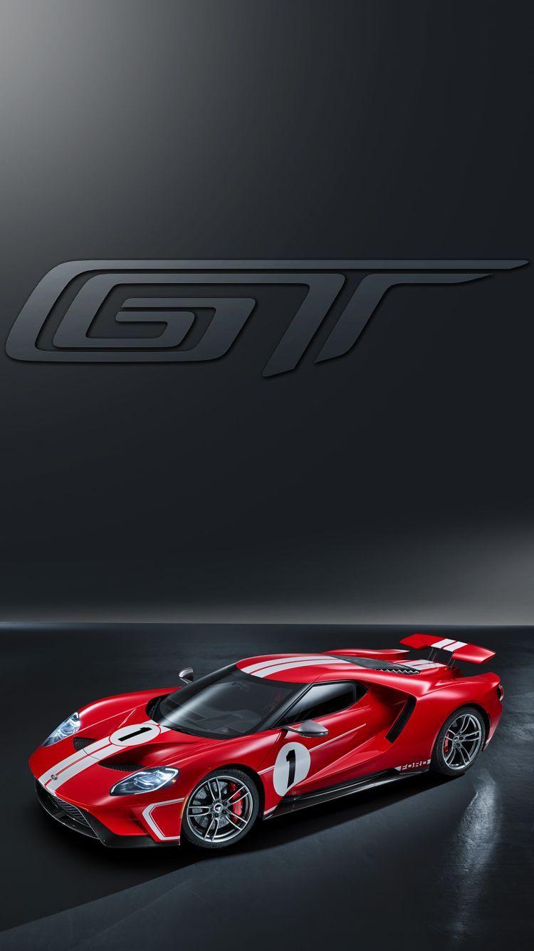 750x1334 Universal Phone Wallpaper/ Background Red Ford GT Super Car iPhone. HTC. Samsung. Sony. LG. Ford gt, Super cars, Car dealership