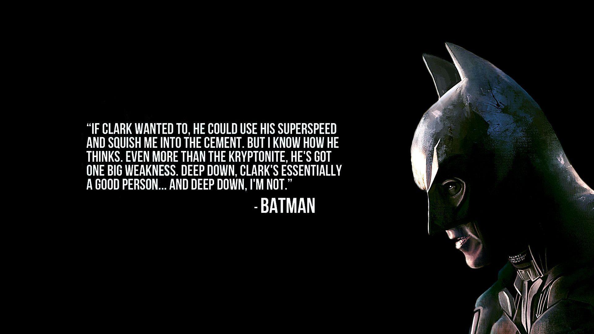 1920x1080 Batman Quotes hình nền