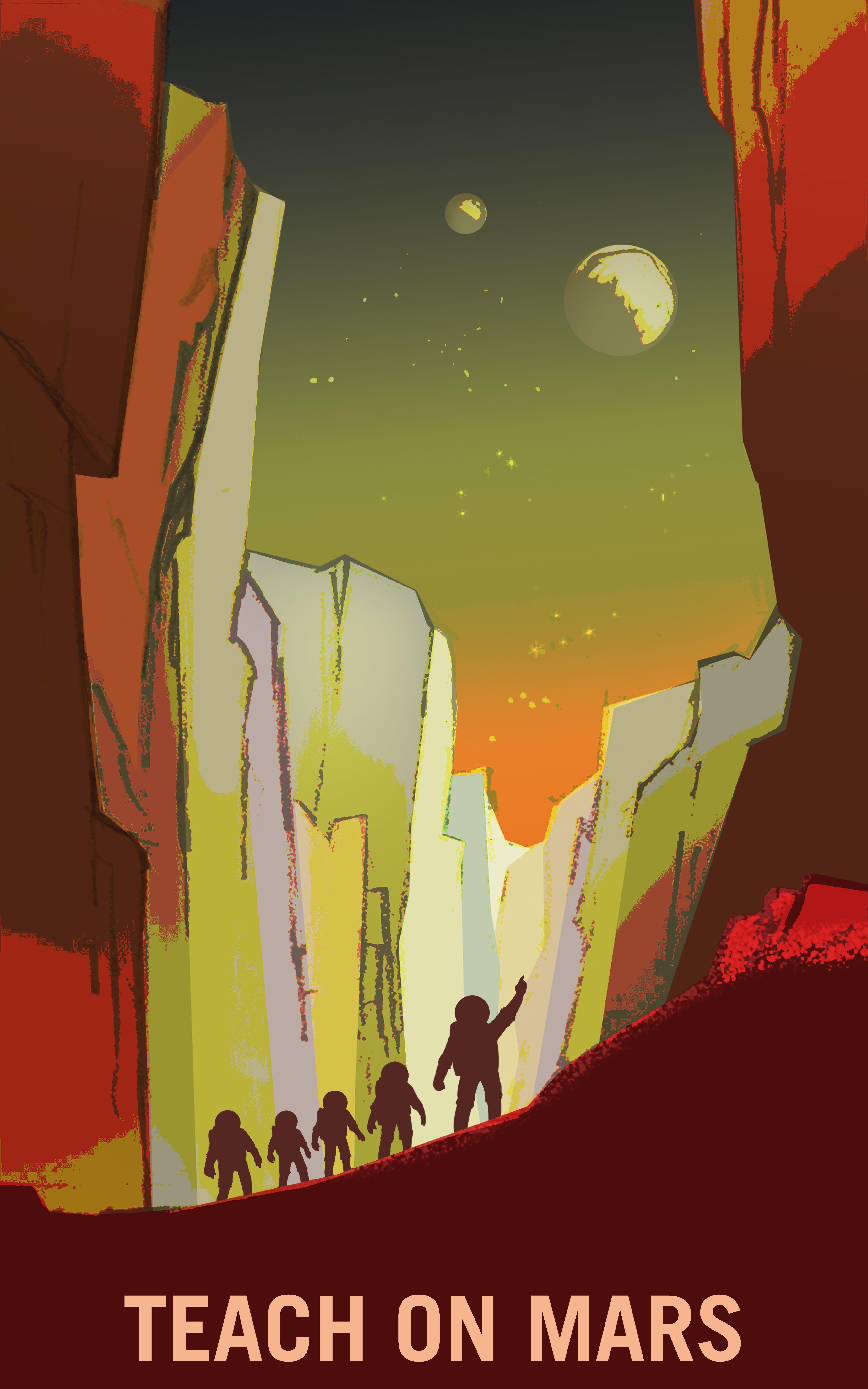 4500x7200 Mars Explorers Wanted Posters