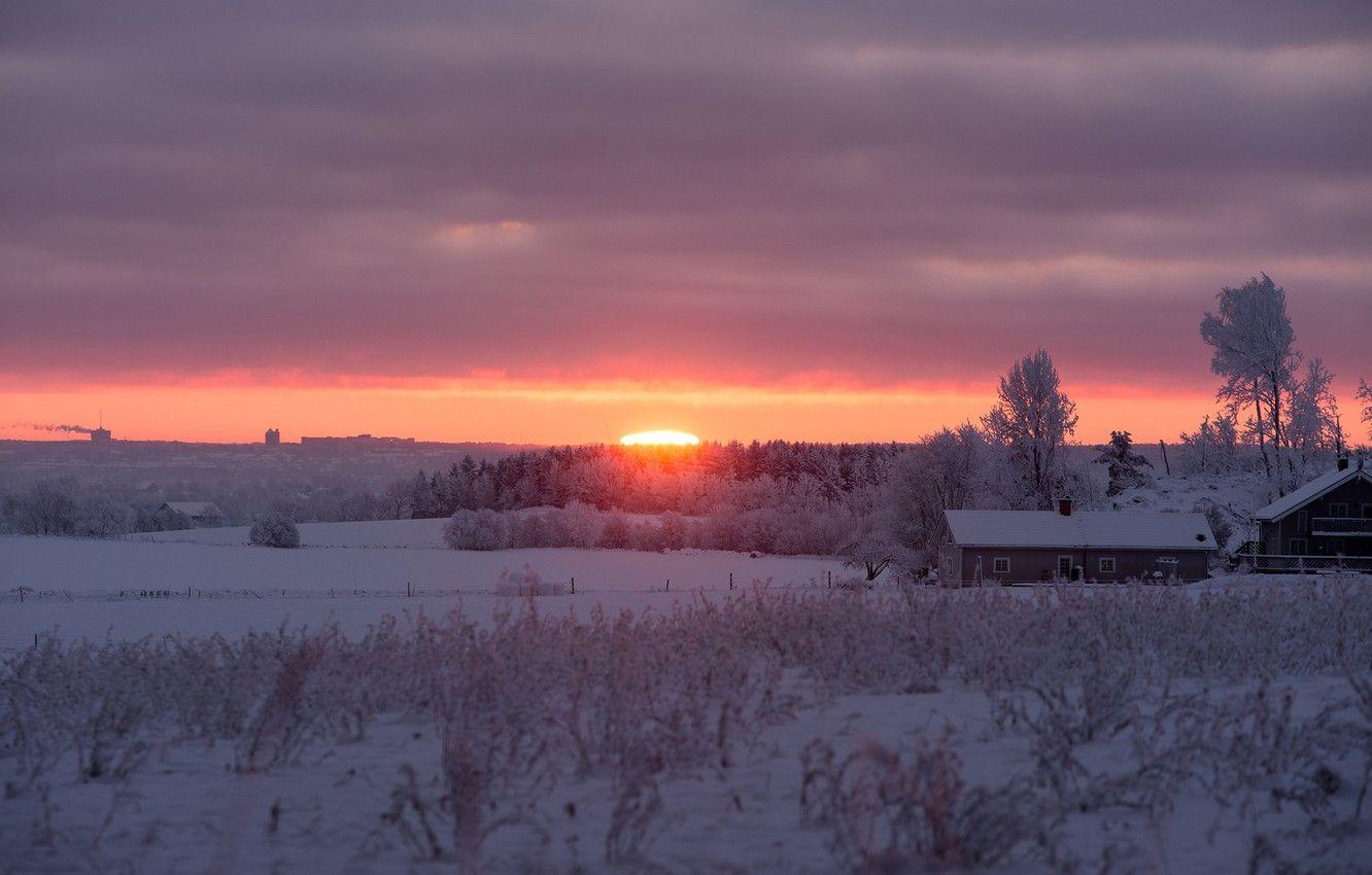 1332x850 Wallpaper winter, snow, morning, sunrise image for desktop