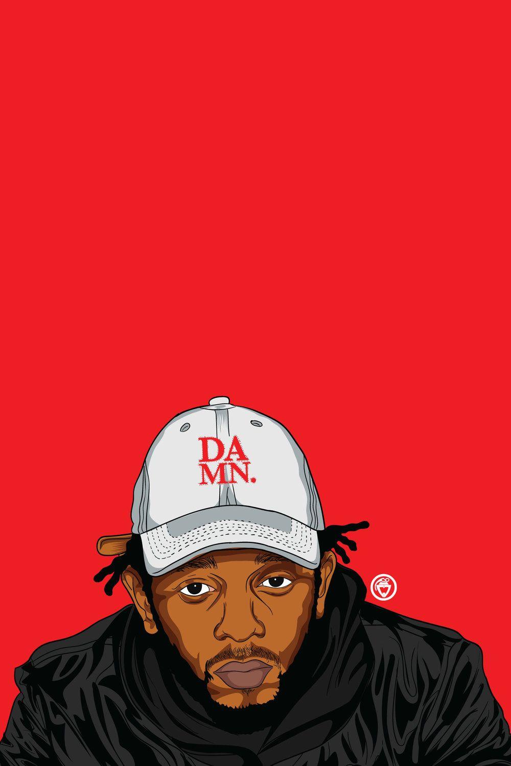 Download Kendrick Lamar Cartoon Wallpapers - Top Free Kendrick Lamar Cartoon Backgrounds - WallpaperAccess