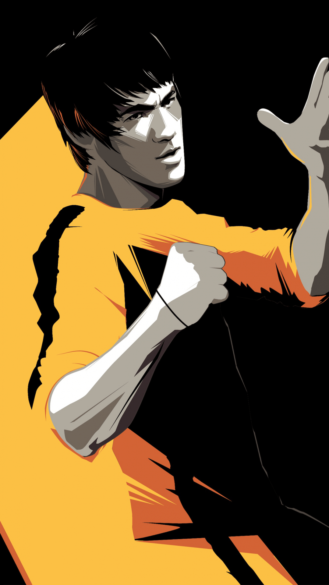 1080x1920 Download 1080x1920 Bruce Lee, Digital Art Wallpaper