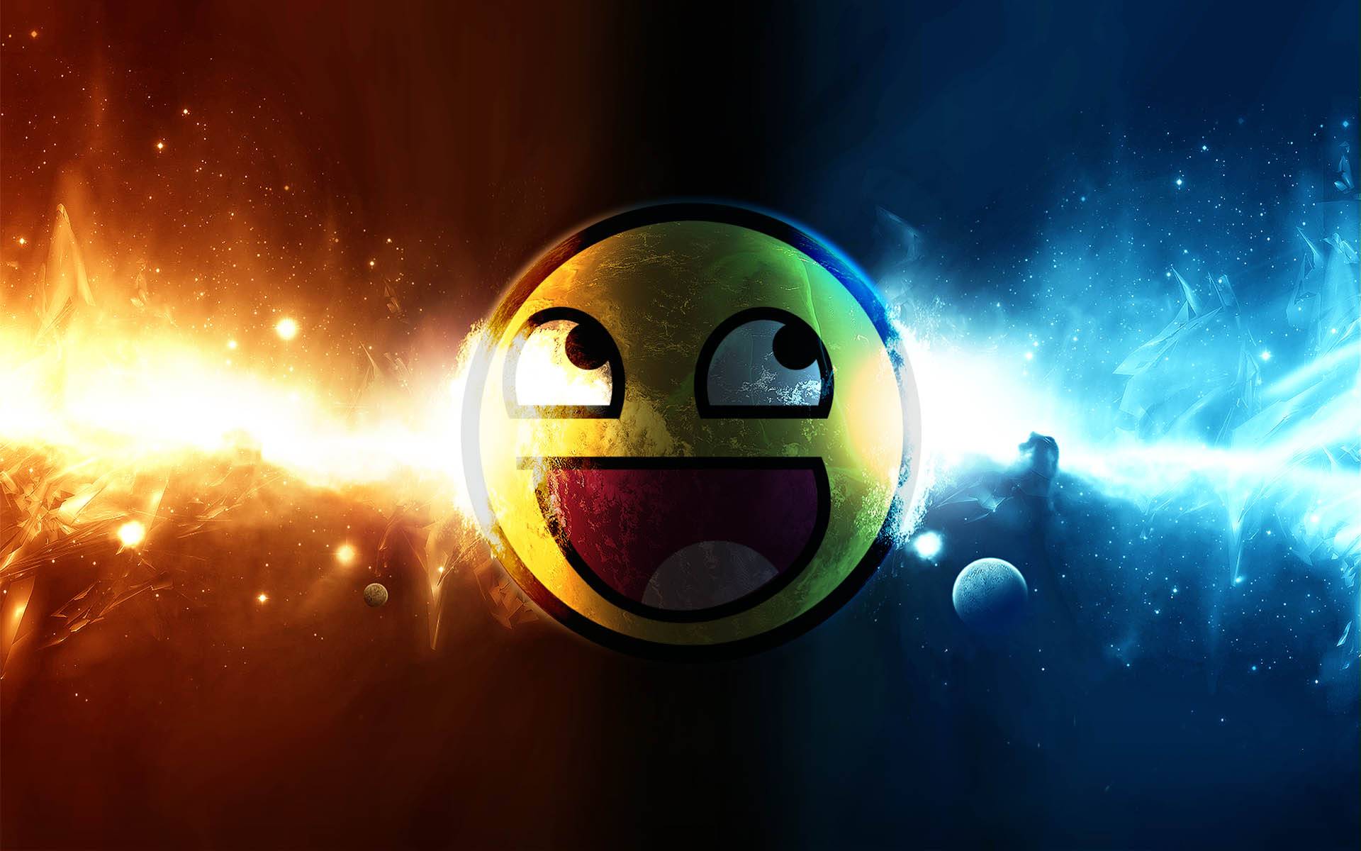 1920x1200 Free download Cool 3D Smiley Background Wallpaper 7937 HD
