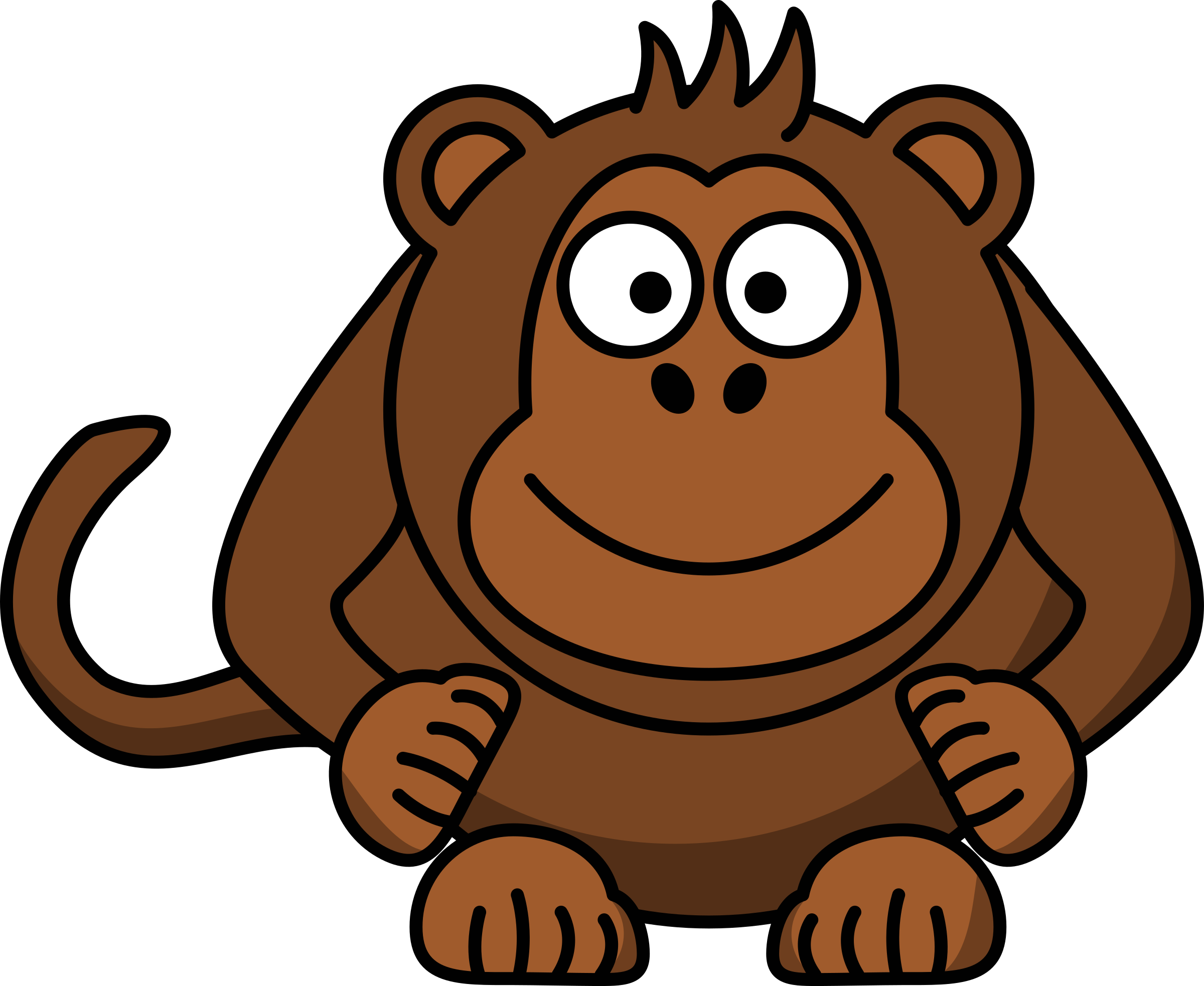 2400x1966 Cartoon Monkey Image Cartoon Monkey Image Background