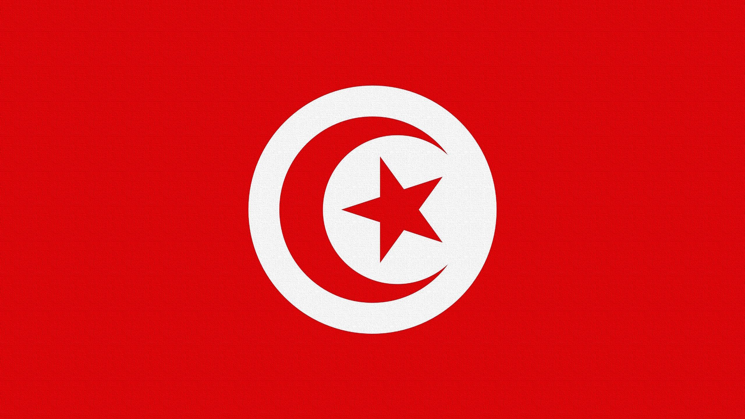 2560x1440 Download wallpaper 2560x1440 tunisia, flag, star, symbols